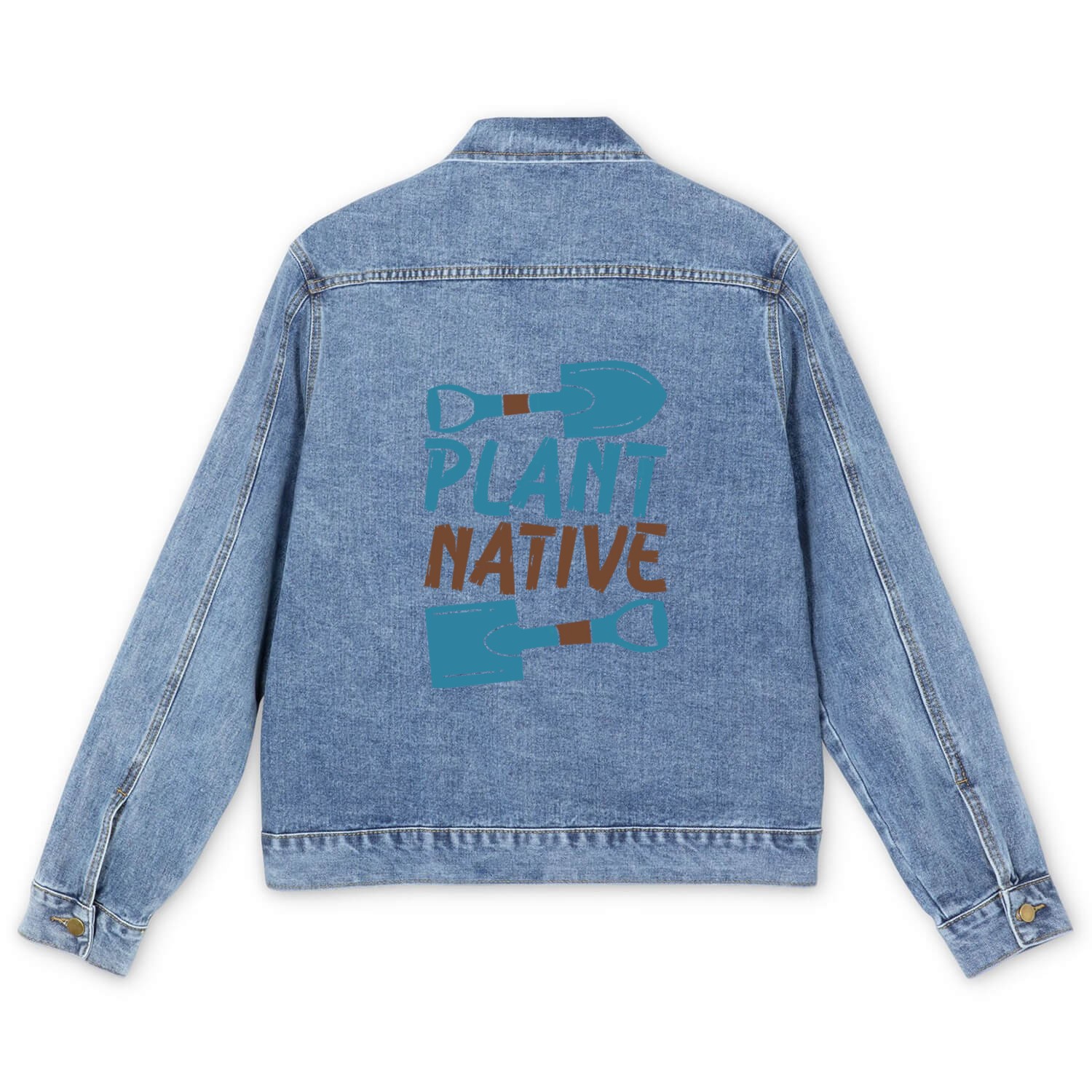 Gardener Plant Native Enthusiast Organic Plants Men's Denim Jackets