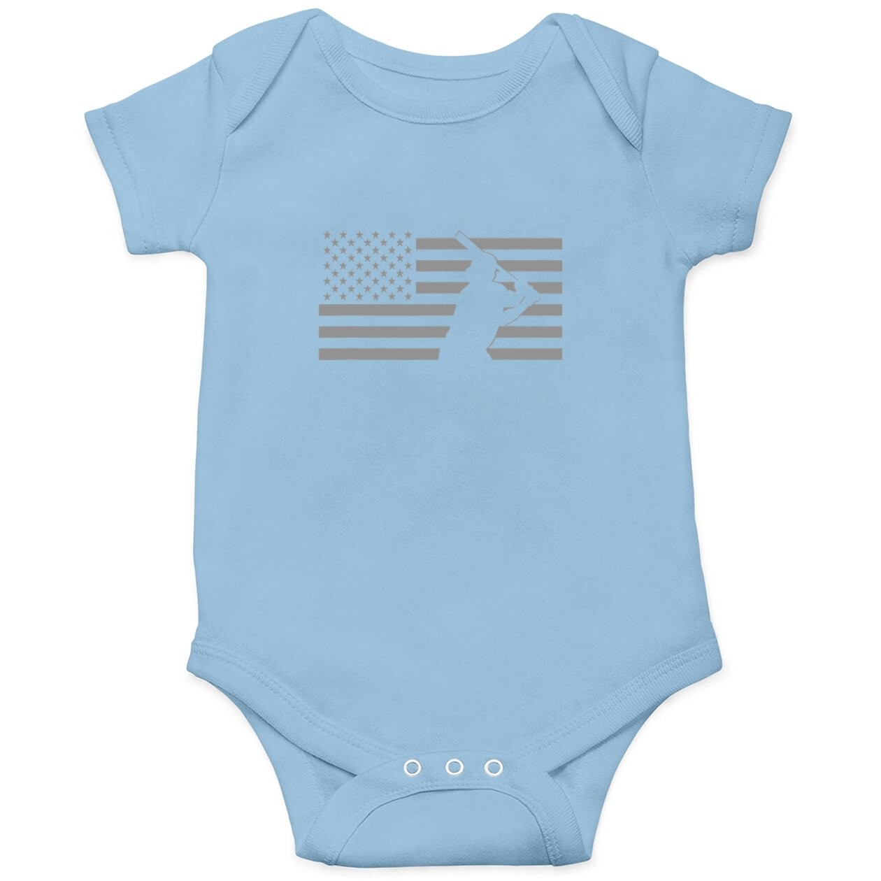 American Baseball Baby Bodysuit - Baseball Baby Bodysuit