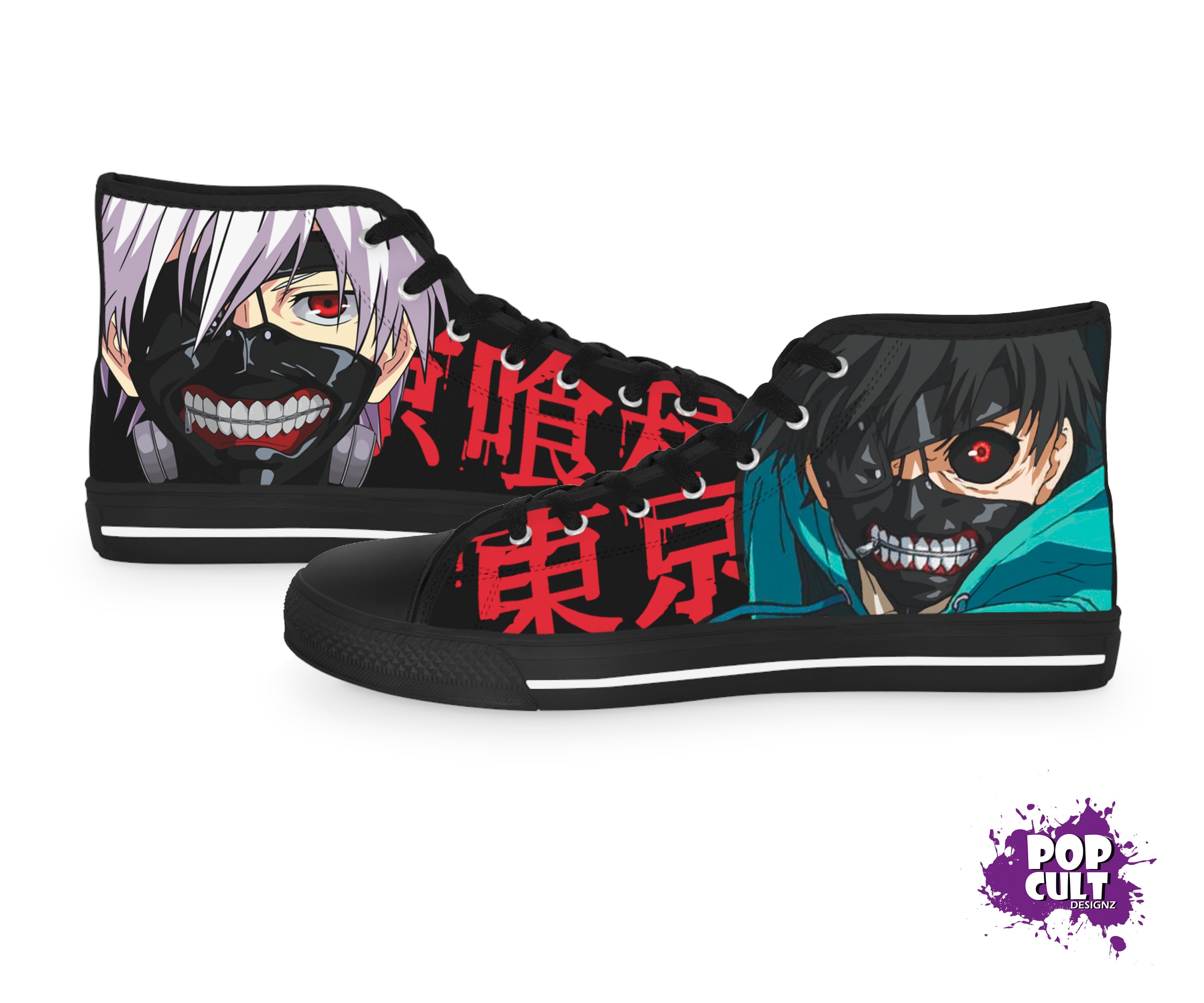 Centipede Ghoul Anime Inspired High Top Converse