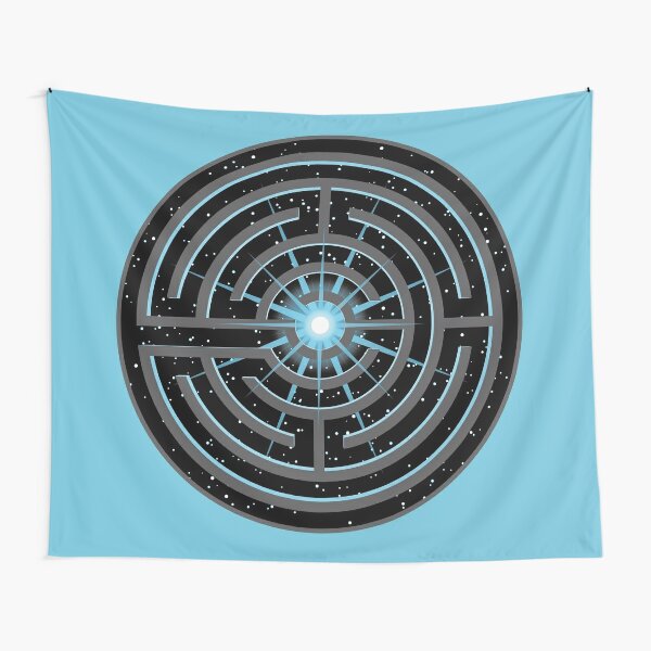 Starfield Labyrinth Tapestry