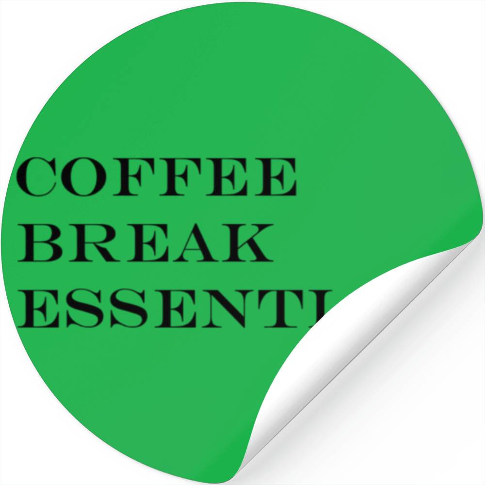 Coffee Break Essentials Stickers