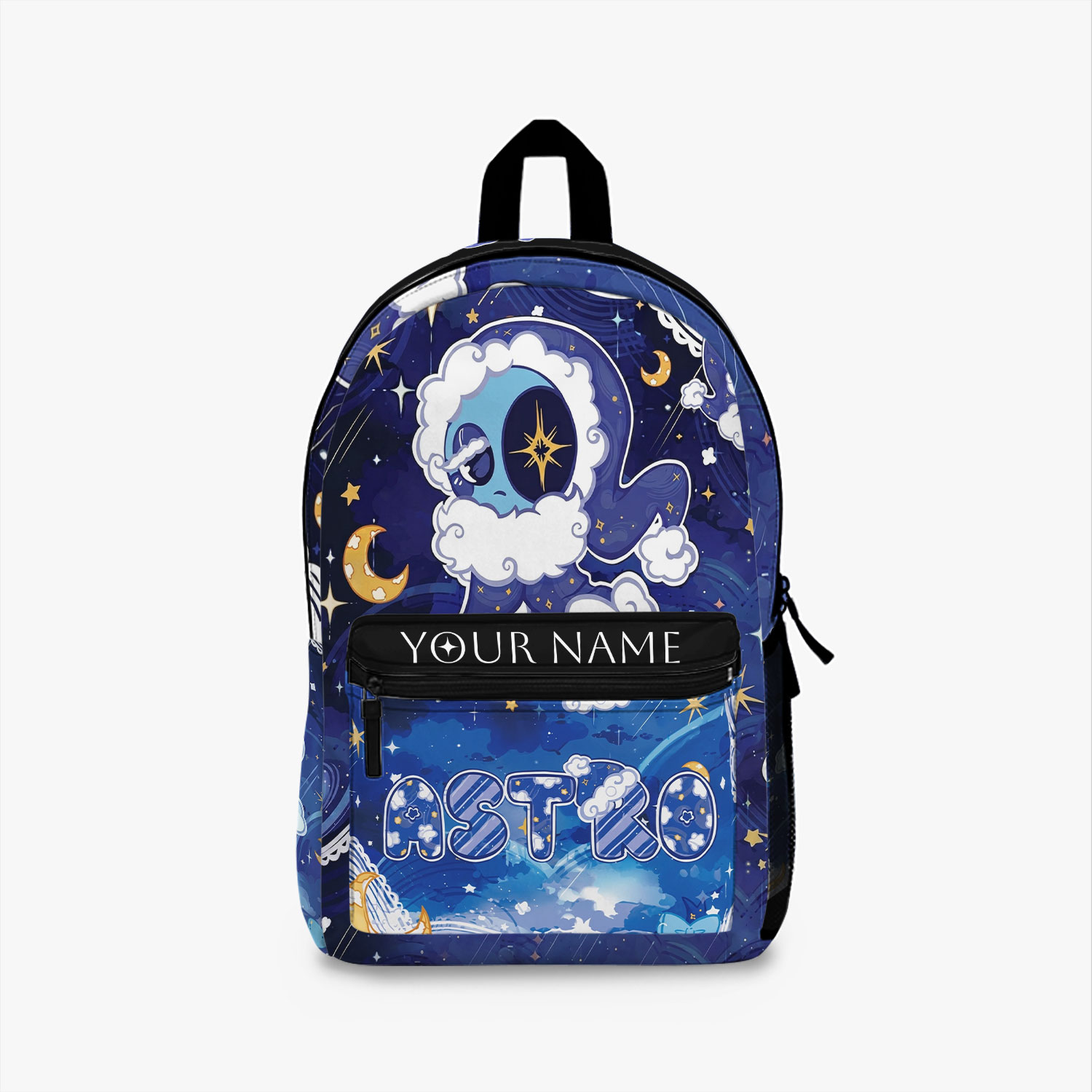 Astro Backpack | Stars and Clouds - 1.3lbs School Bag, Customizable | Roblox Fan Merch