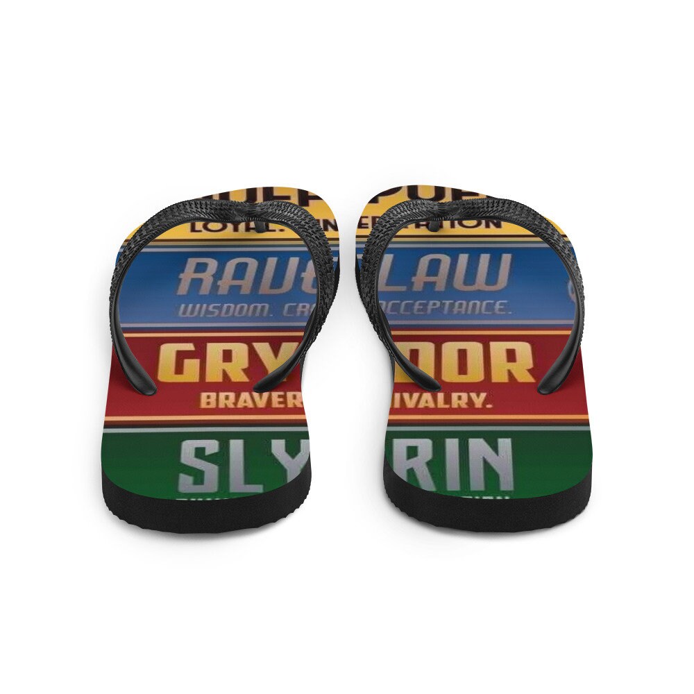 Wizarding Houses Flip-Flops