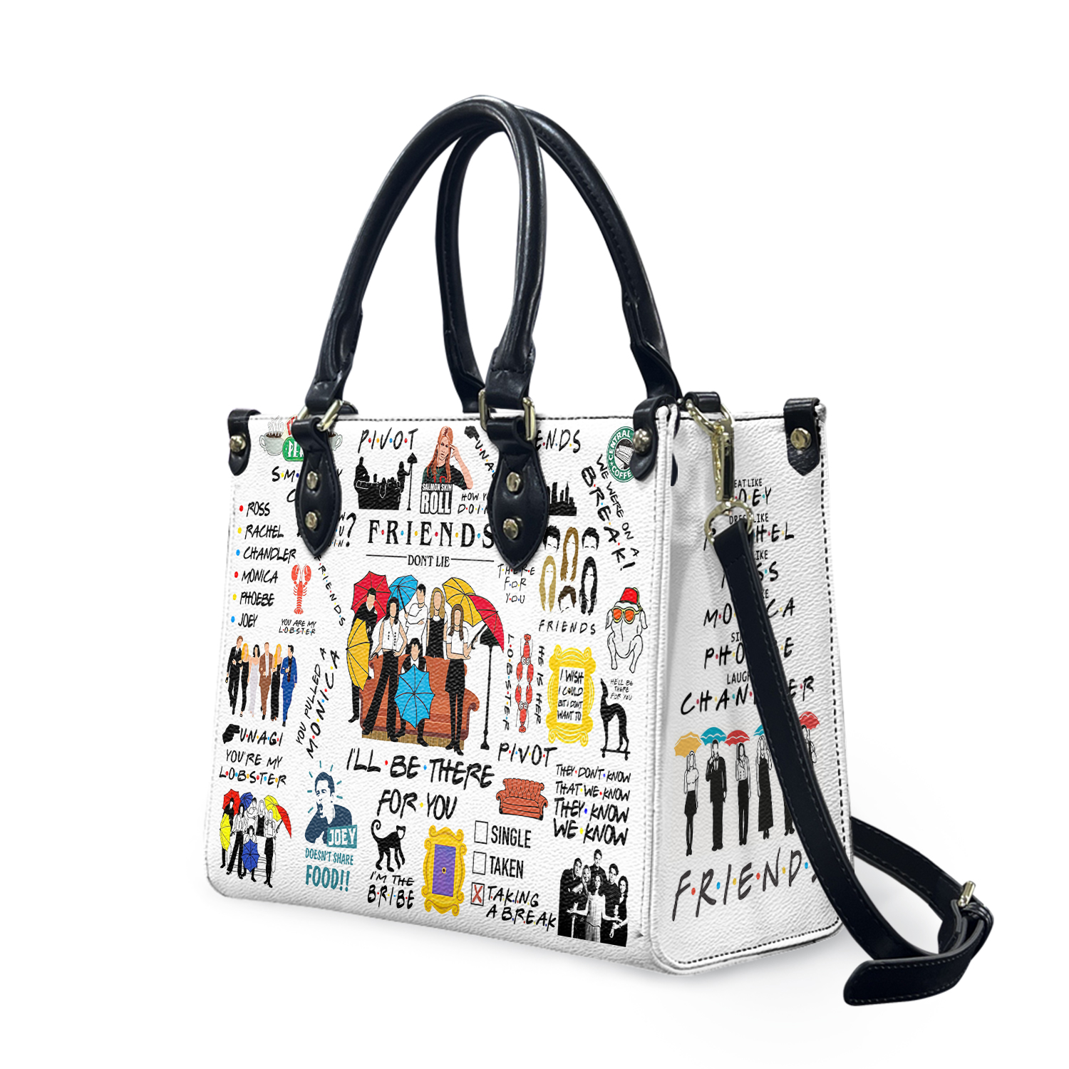 Friends Leather Bag, Friends Lover's Handbag