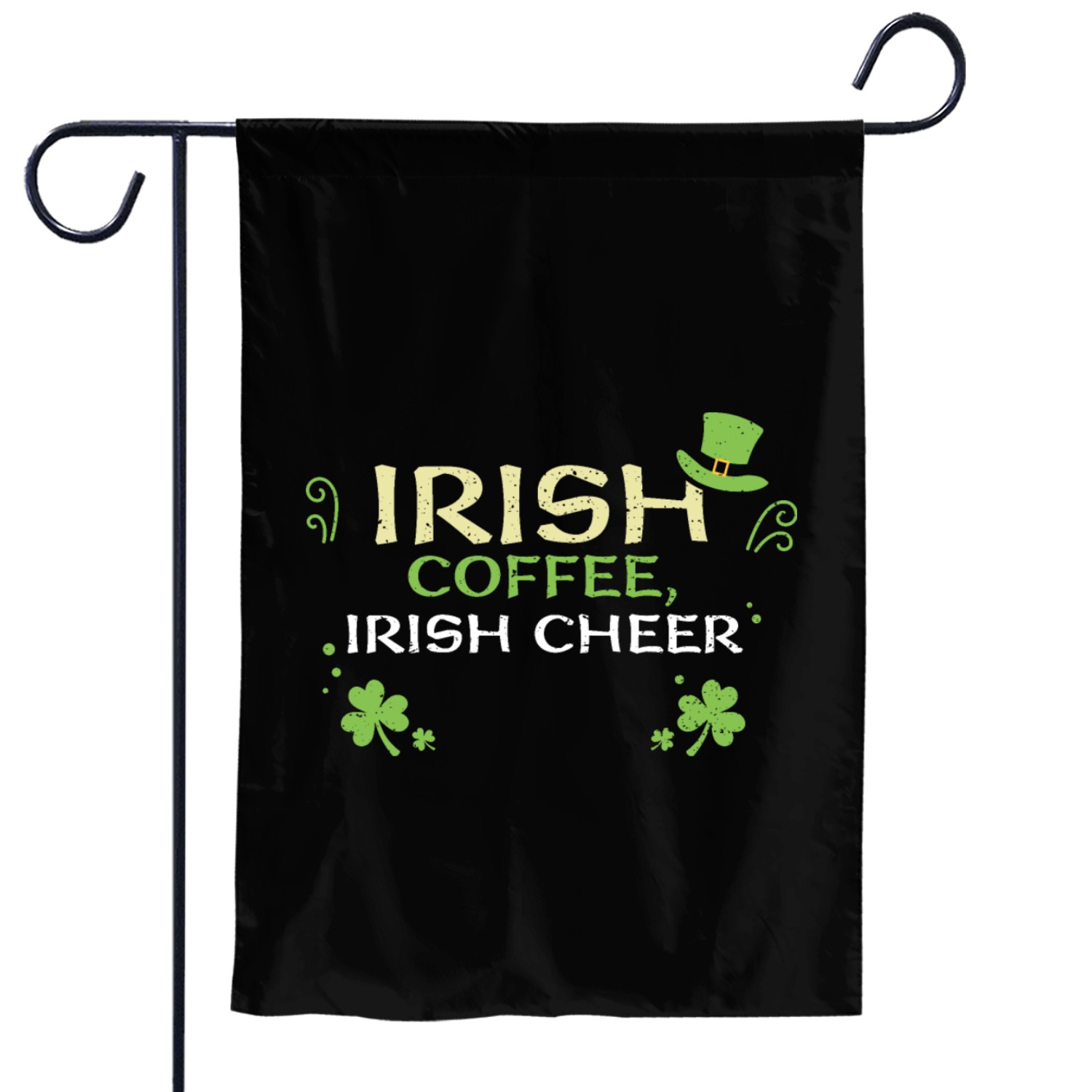 Irish coffee, Irish cheer Garden Flags