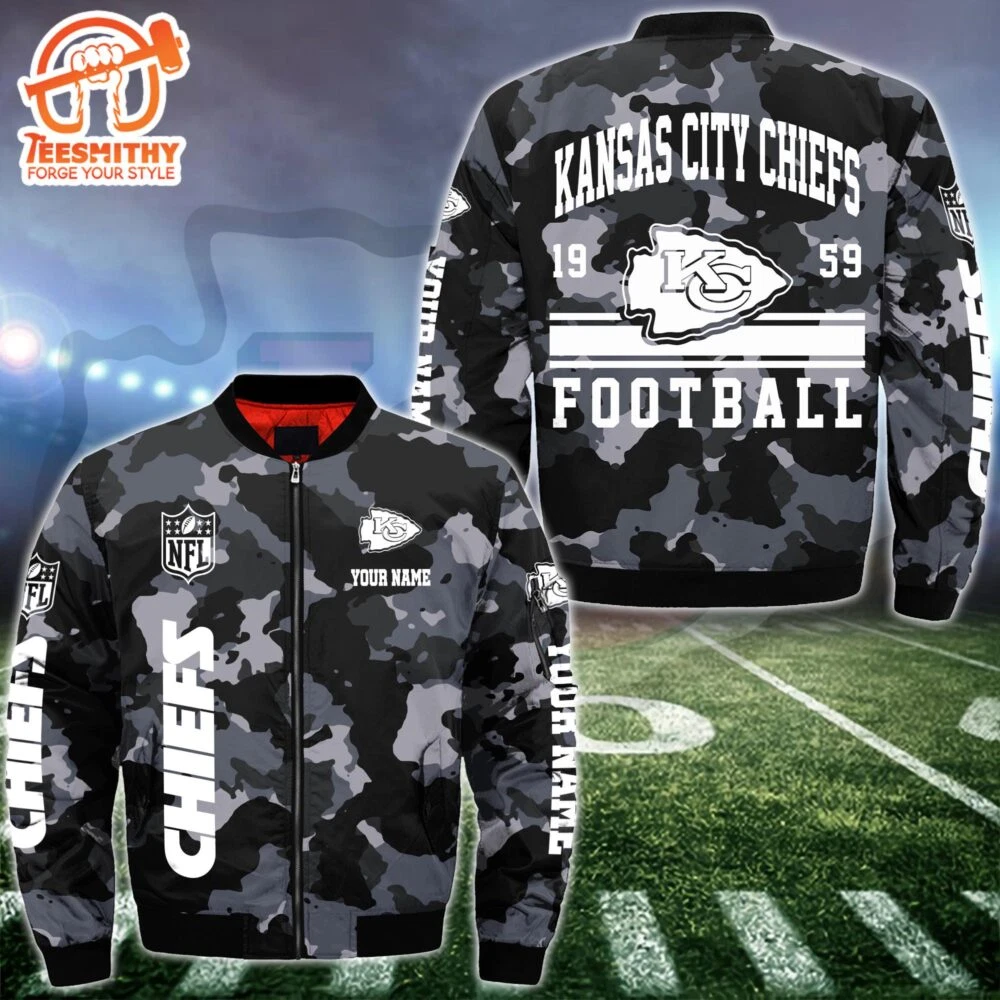 Custom Your Name KansasCity Chief Bomber Jacket Gift For Christmas