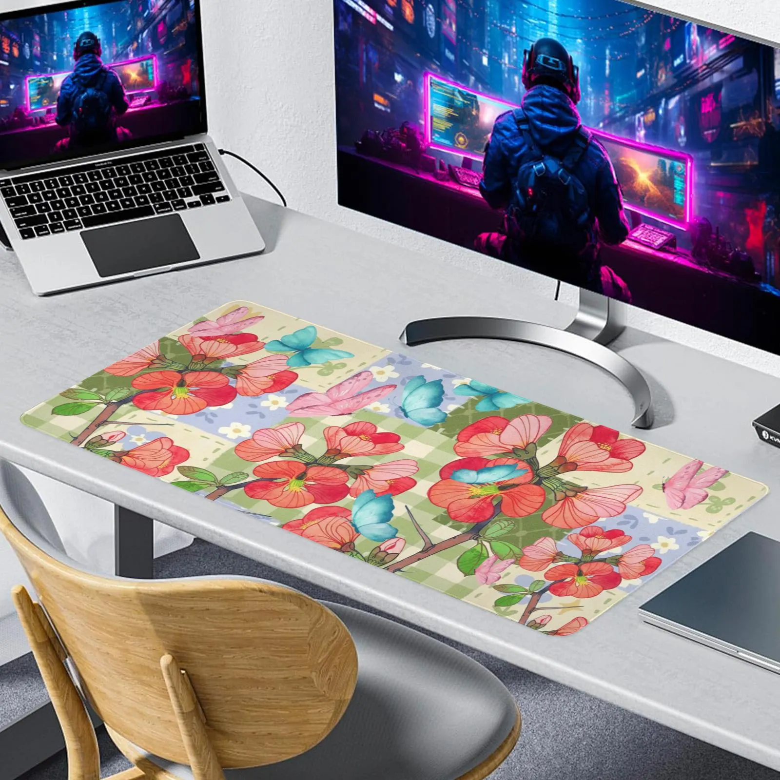 Floral & Butterfly Desk mats, Accessories Gifts
