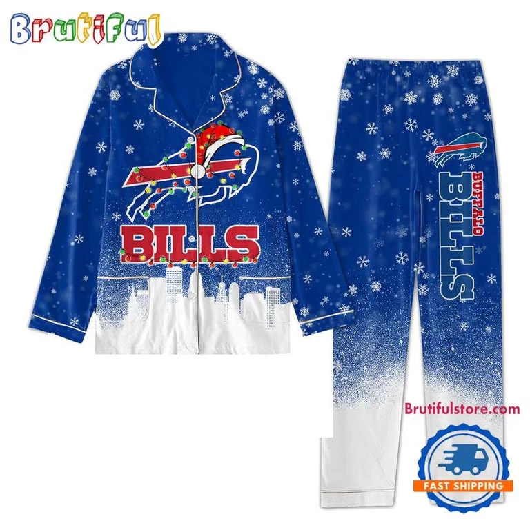 Buffalo Christmas For Winter Season Pajamas Set