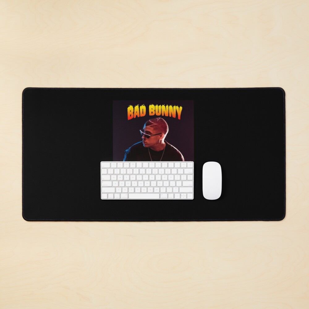 Bad Bunny Desk Mats, Game Accessories for Men, Women, Trending Accessories