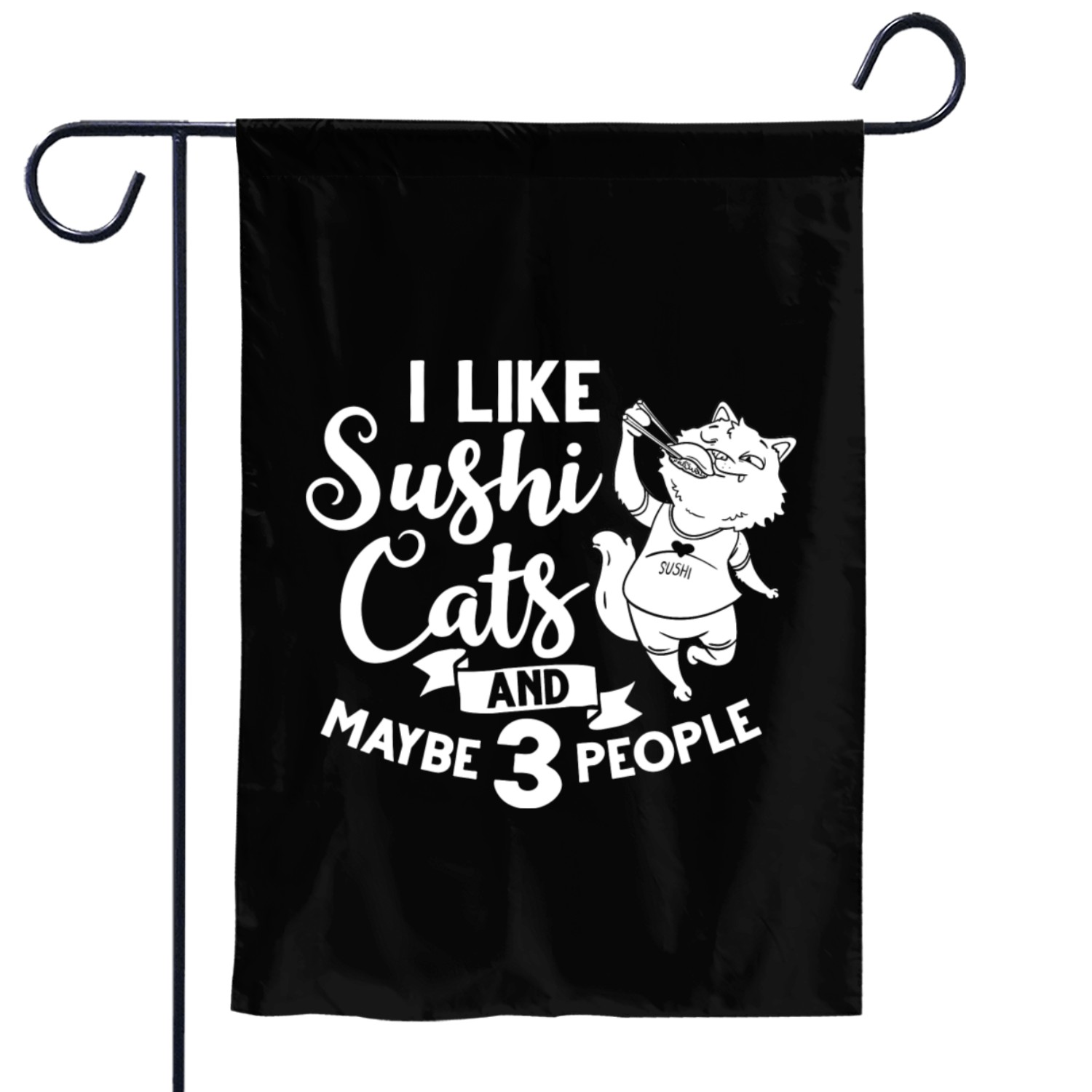 Cat Sushi Japanese Rice Roll Nigiri Bowl Maker Garden Flags