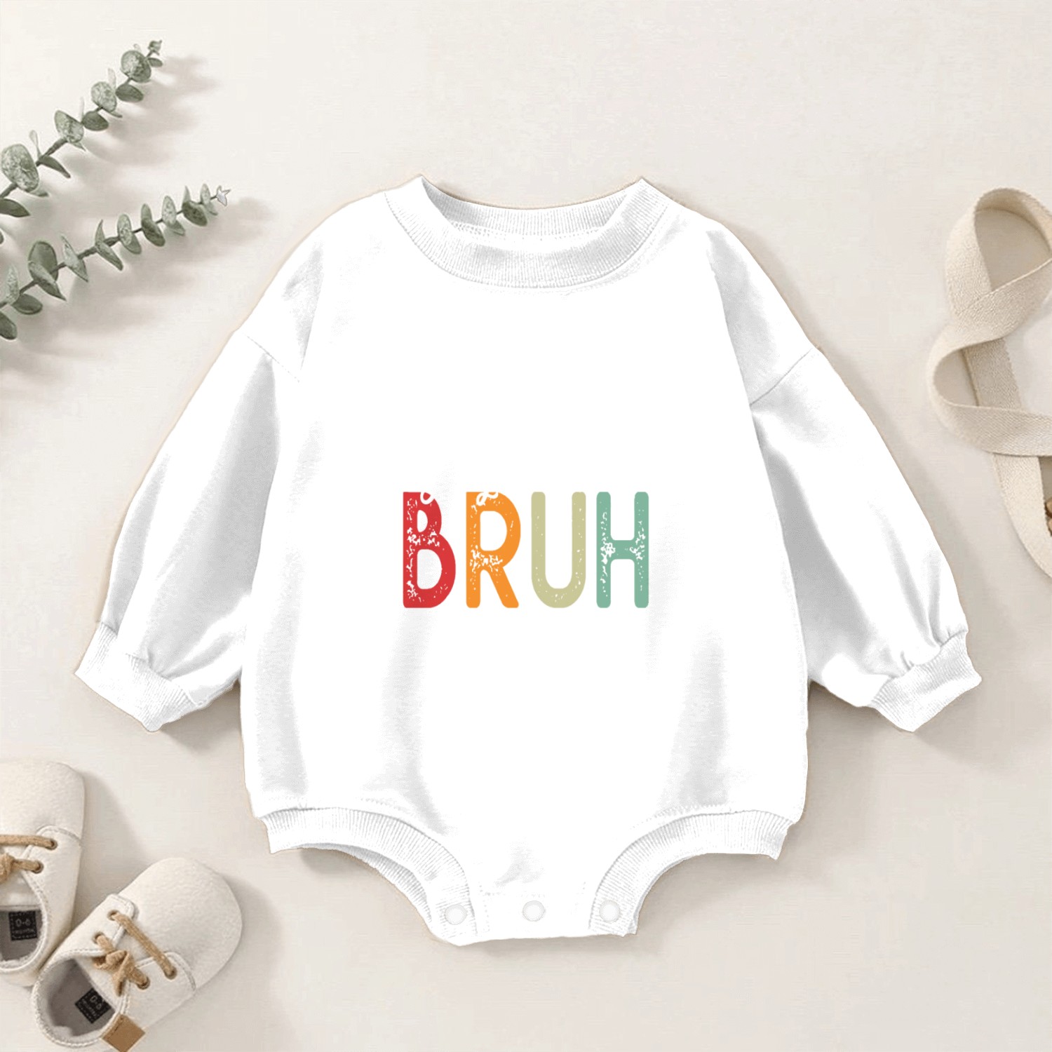 You Good Bruh Mental Health Counselor Therapist Baby Romper Sweatshirts