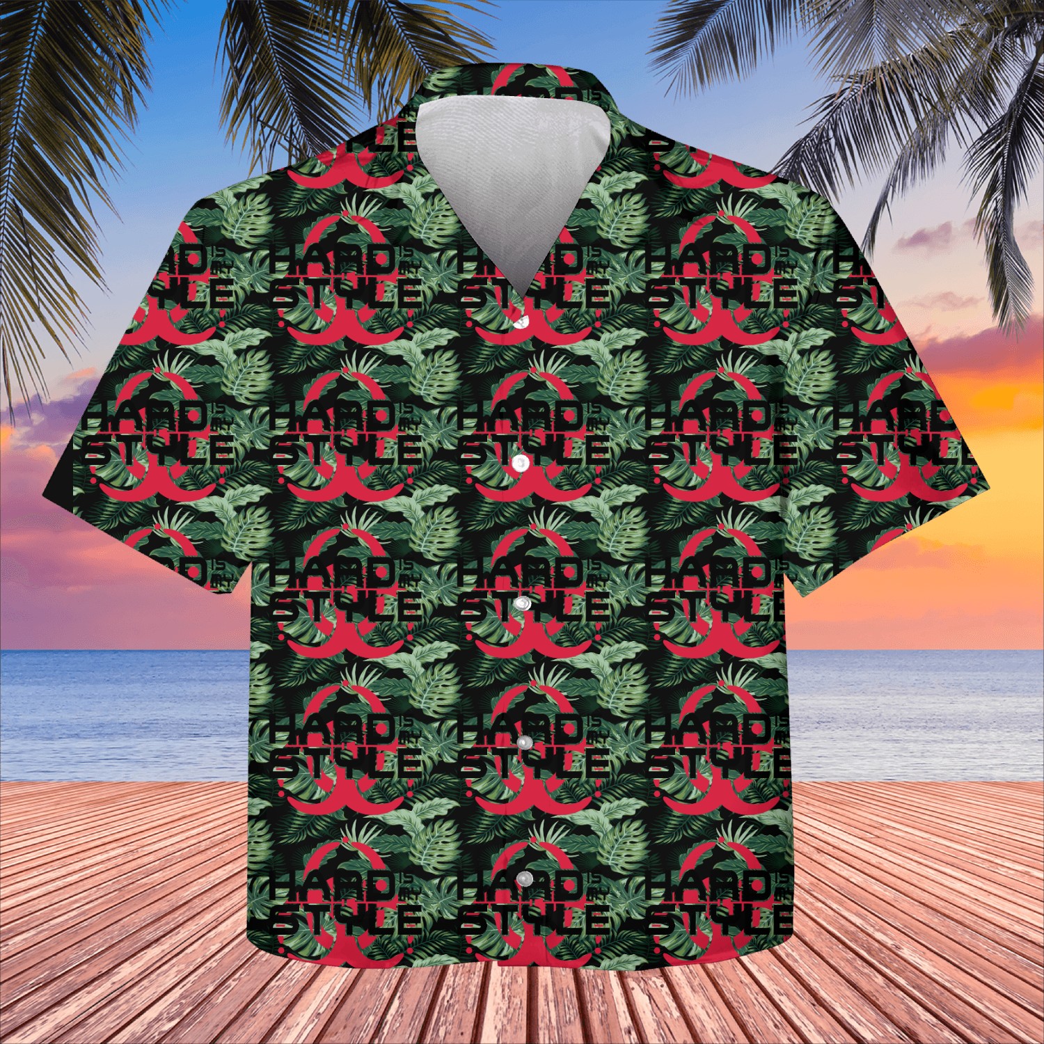 hard is my style - hardstyle vector Kids Hawaiians