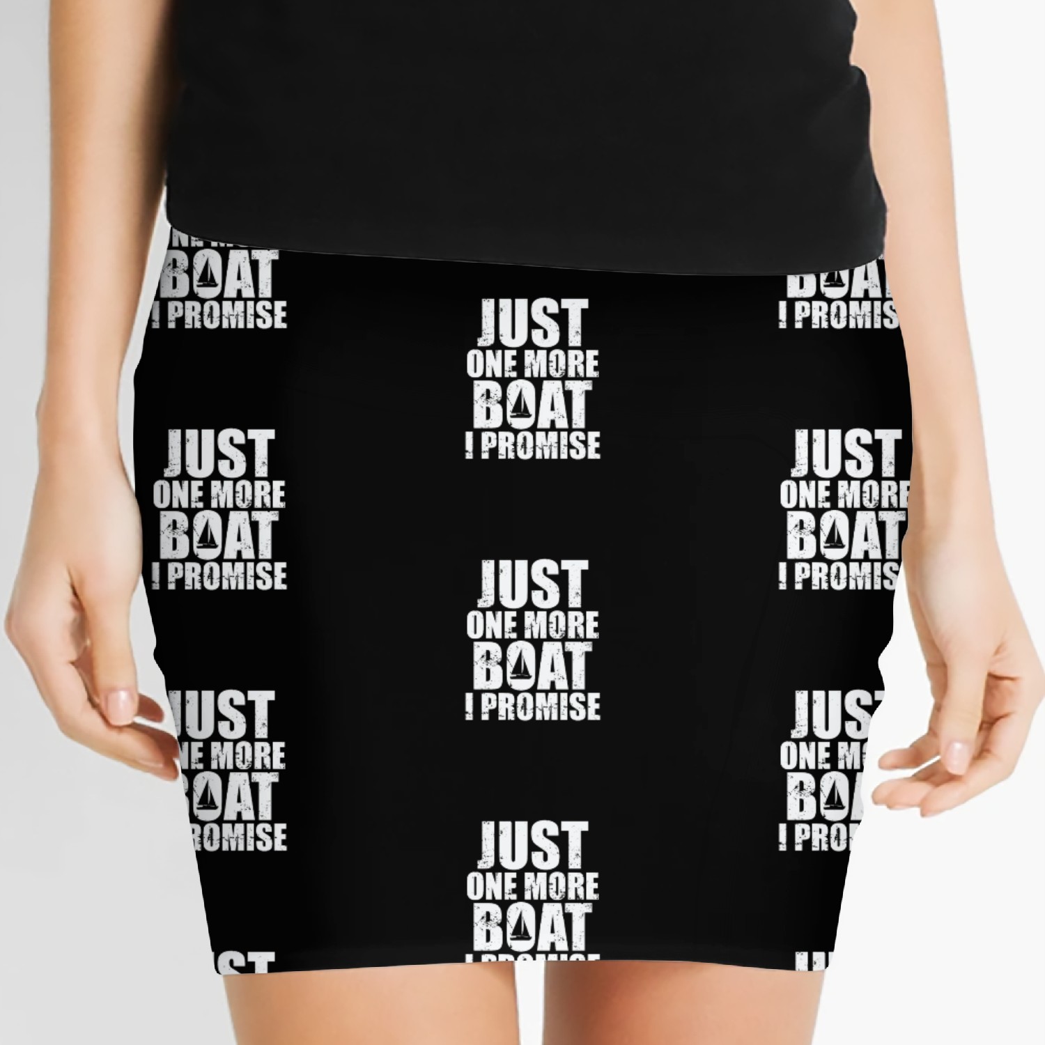 Just one more Boat I promise Sailing Boat Women's Mini Skirts