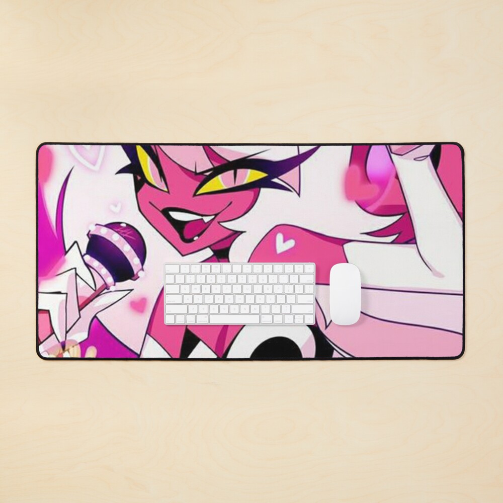 Helluva Boss Hazbin Hotel Desk Mat, Hazbin Hotel Decor