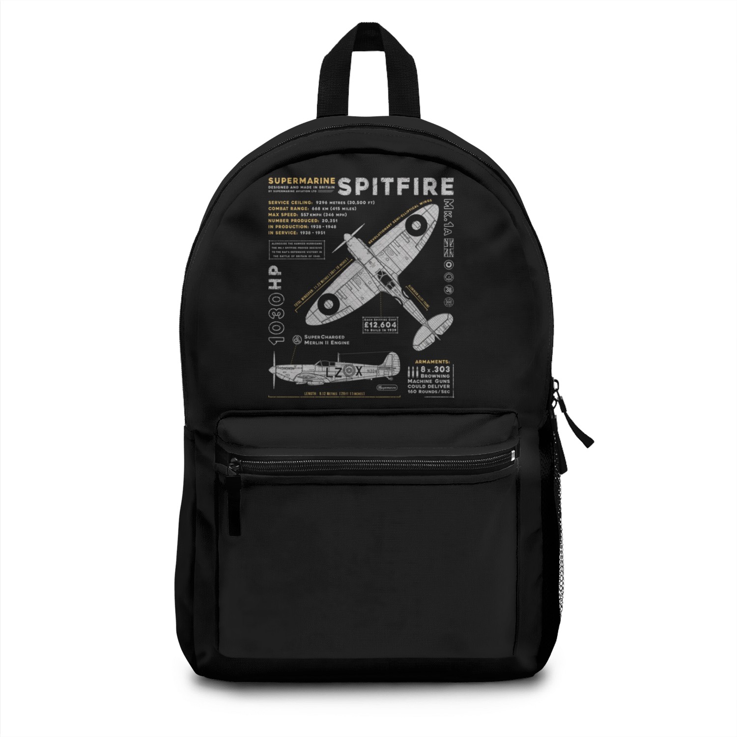 Supermarine Spitfire Backpacks