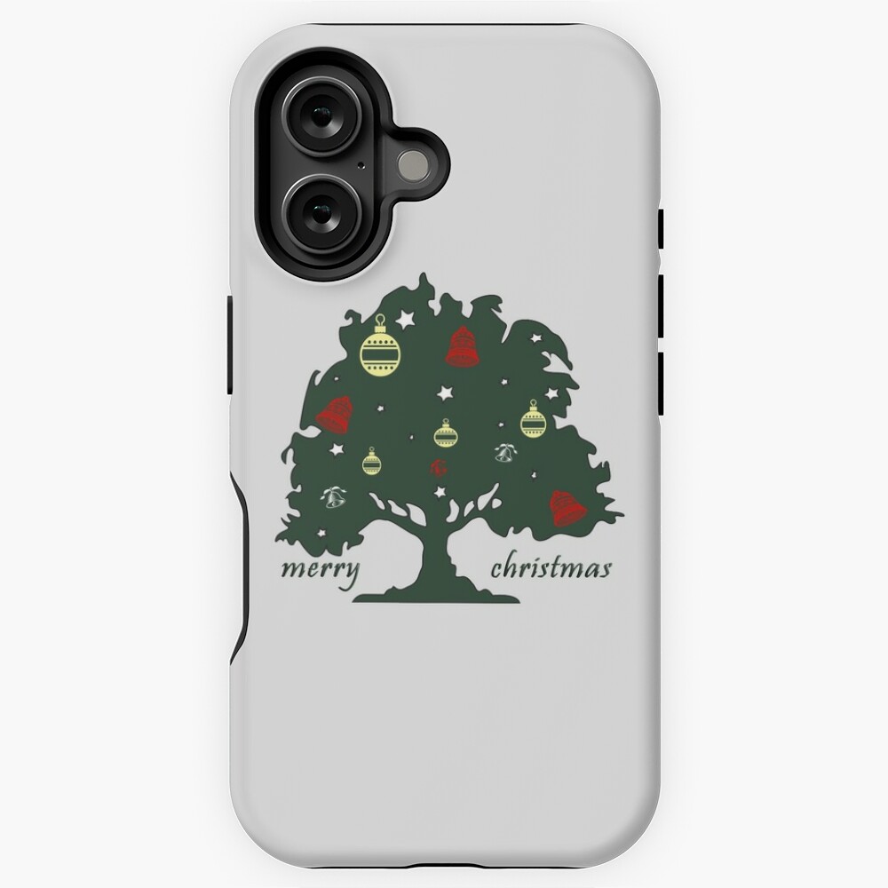 chrismas green tree iPhone Case