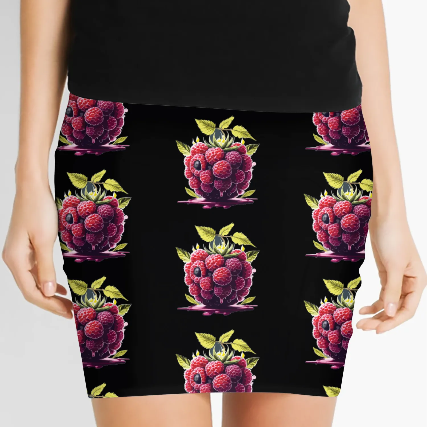 Raspberry Women's Mini Skirts