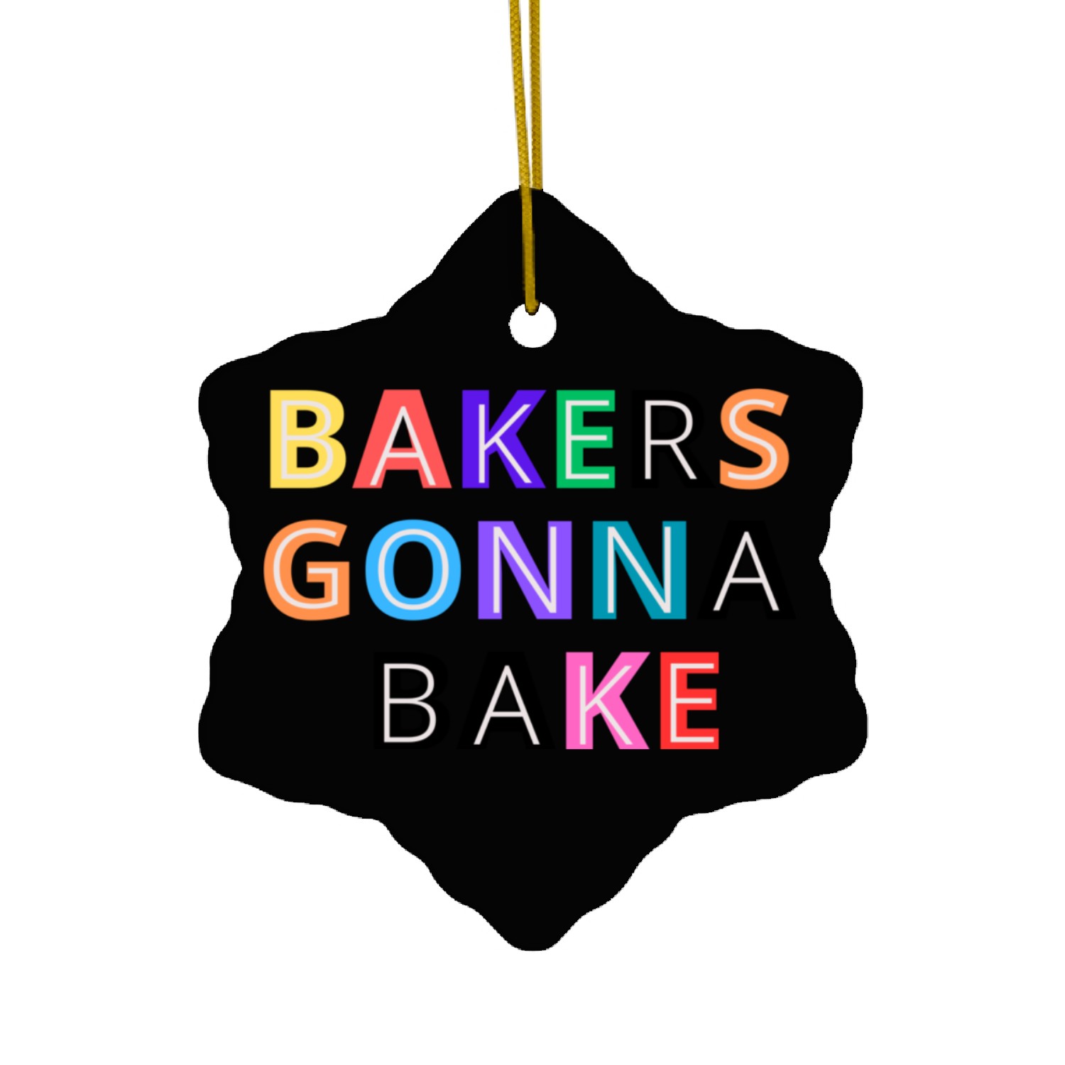 Bakers gonna bake Ceramic Ornaments