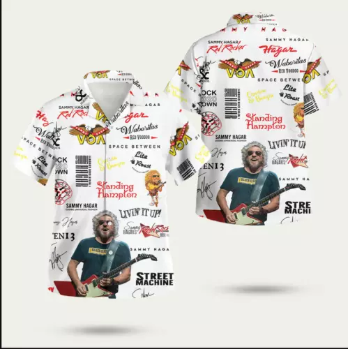 Sammy Hagar Graphic Fans Hawaiian Shirt