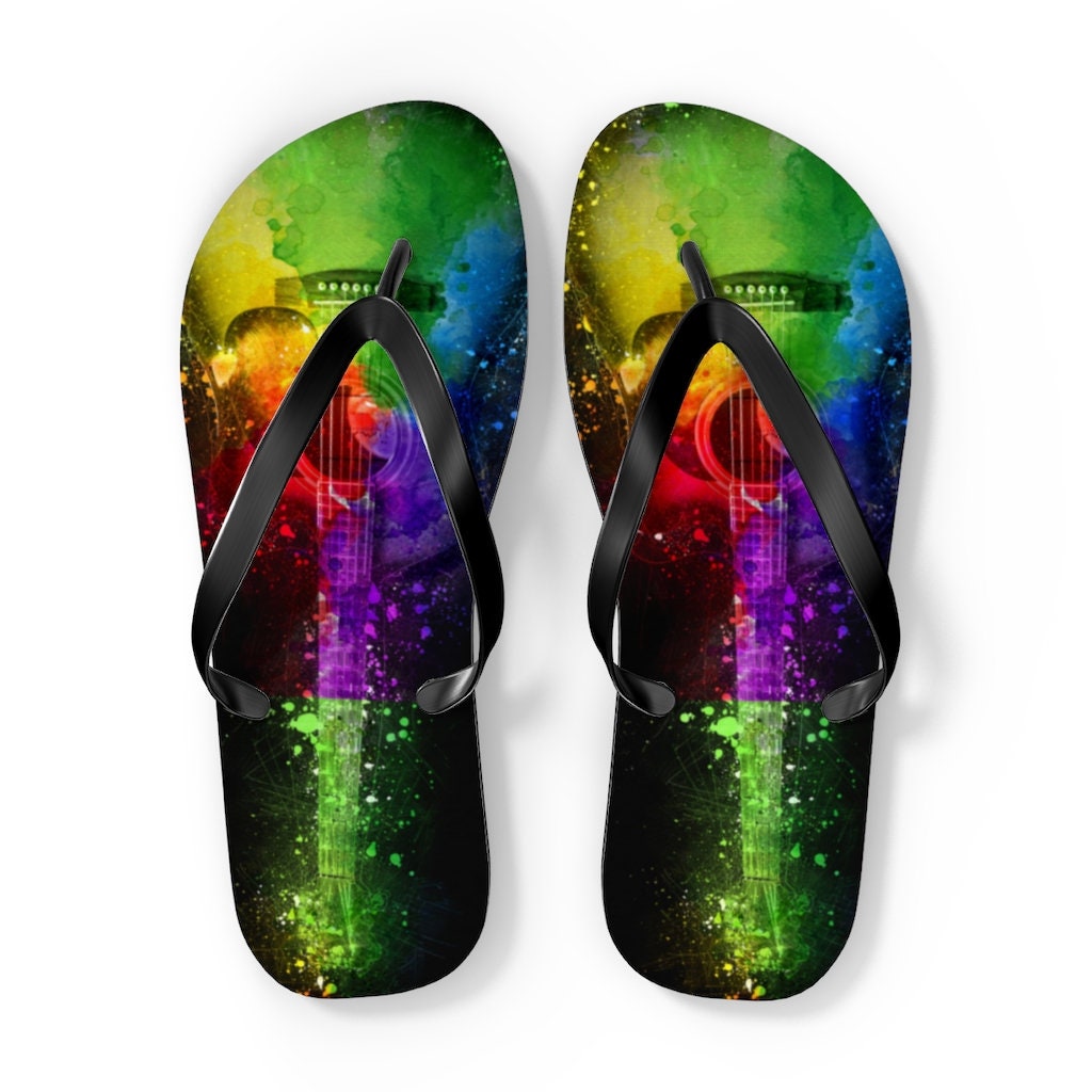 Acoustic guitar Flip Flops