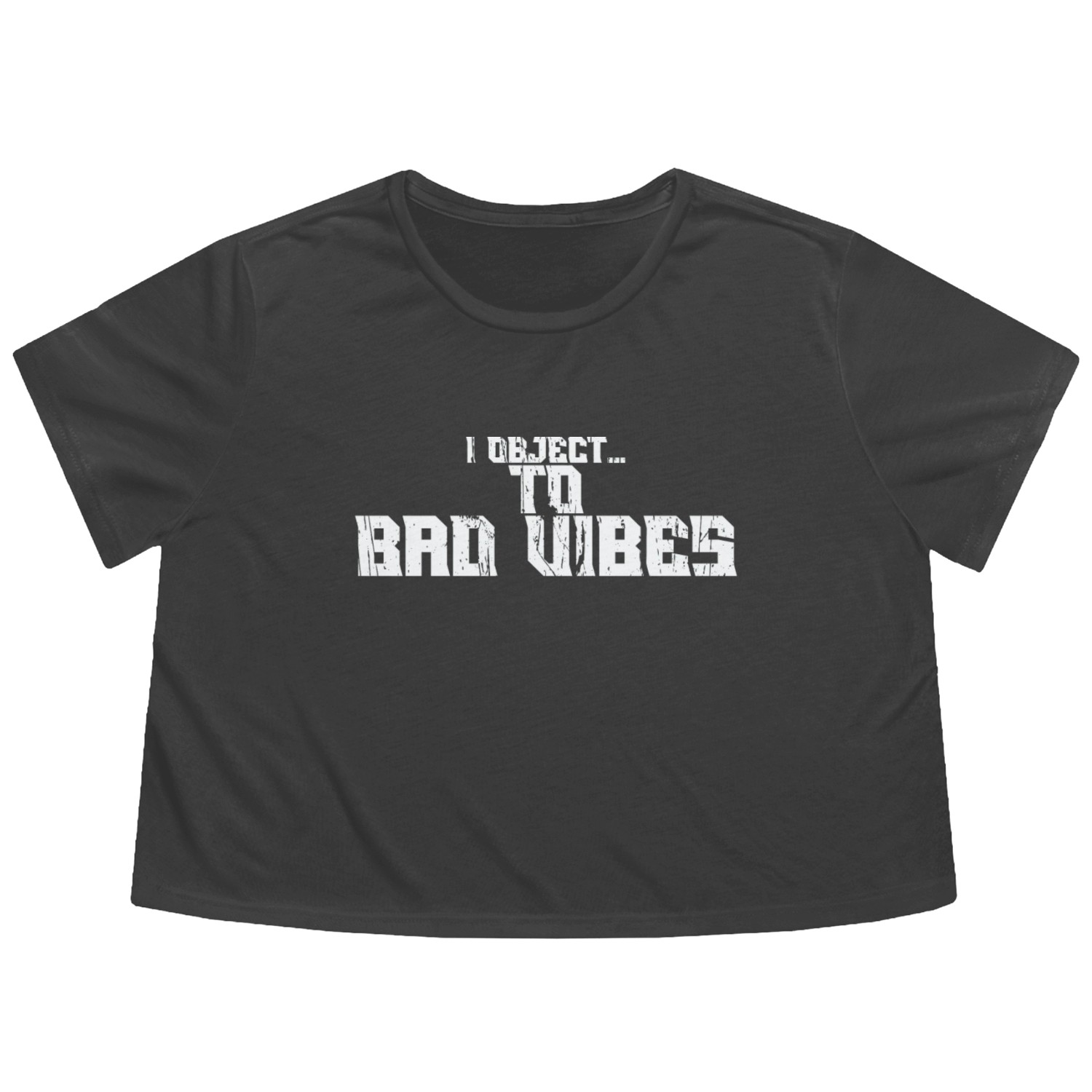 Vibes Flowy Cropped Tees
