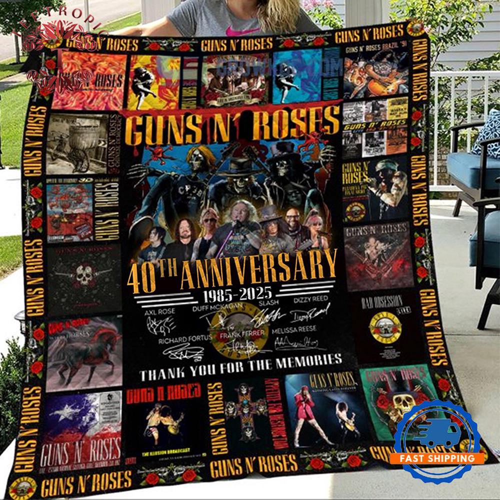 Guns N’ Roses Announce 2025 Tour Quilt, Gift for Fan