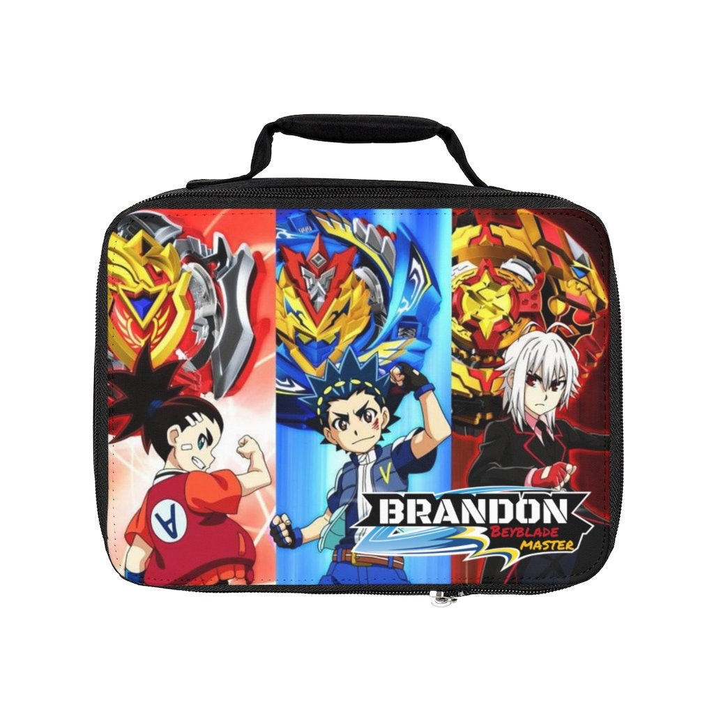 Personalized Custom Beyblade Lunch Box, Back to School Gift, Portable Lunch Box for Outdoor Picnic, Storage Food Tote Bags