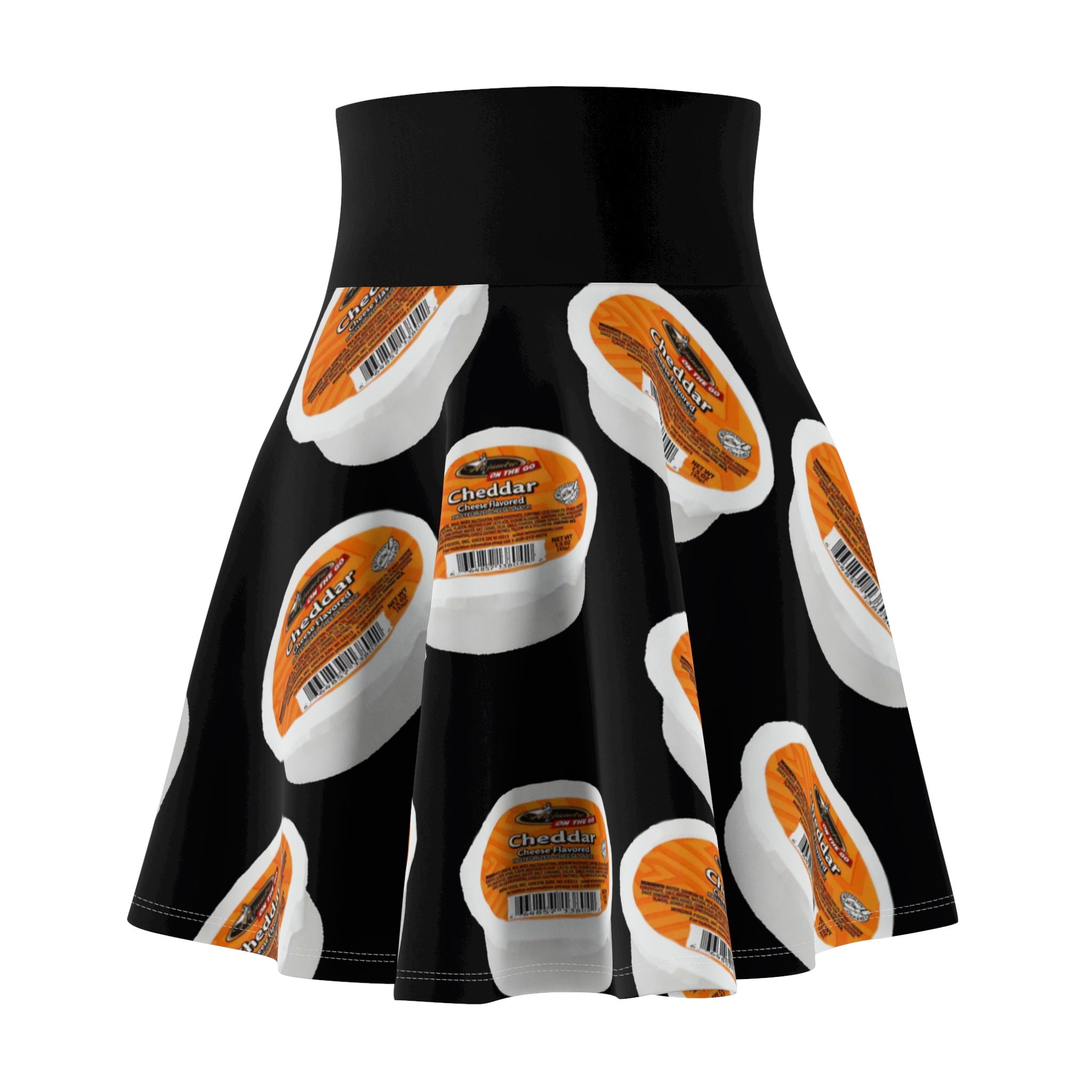 Plastic cheese women's running run skirt (Will run for cheese!)