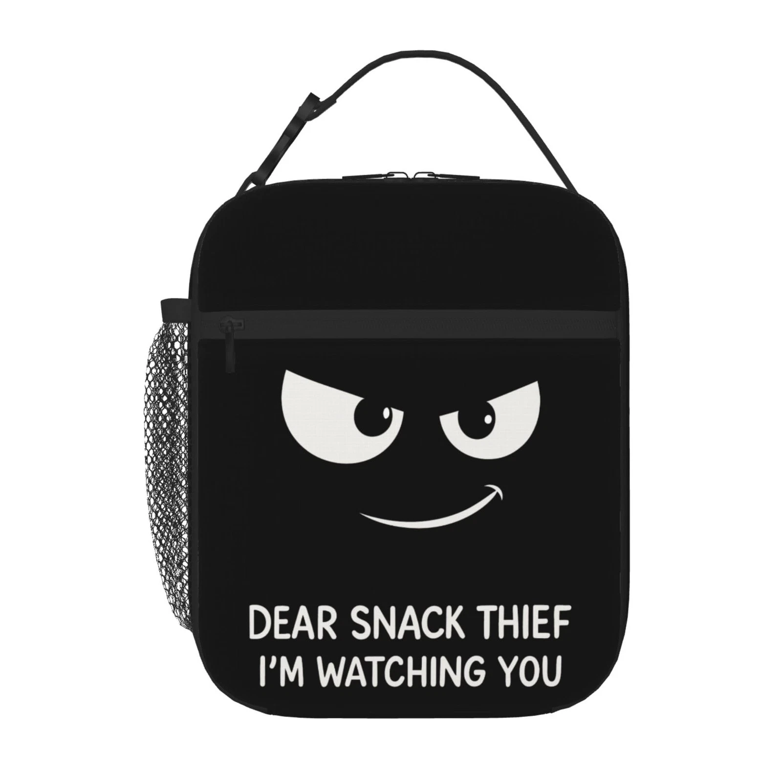 Dear Snack Thief I’m Watching You Funny Kids Lunch Bag for Boys and Girls