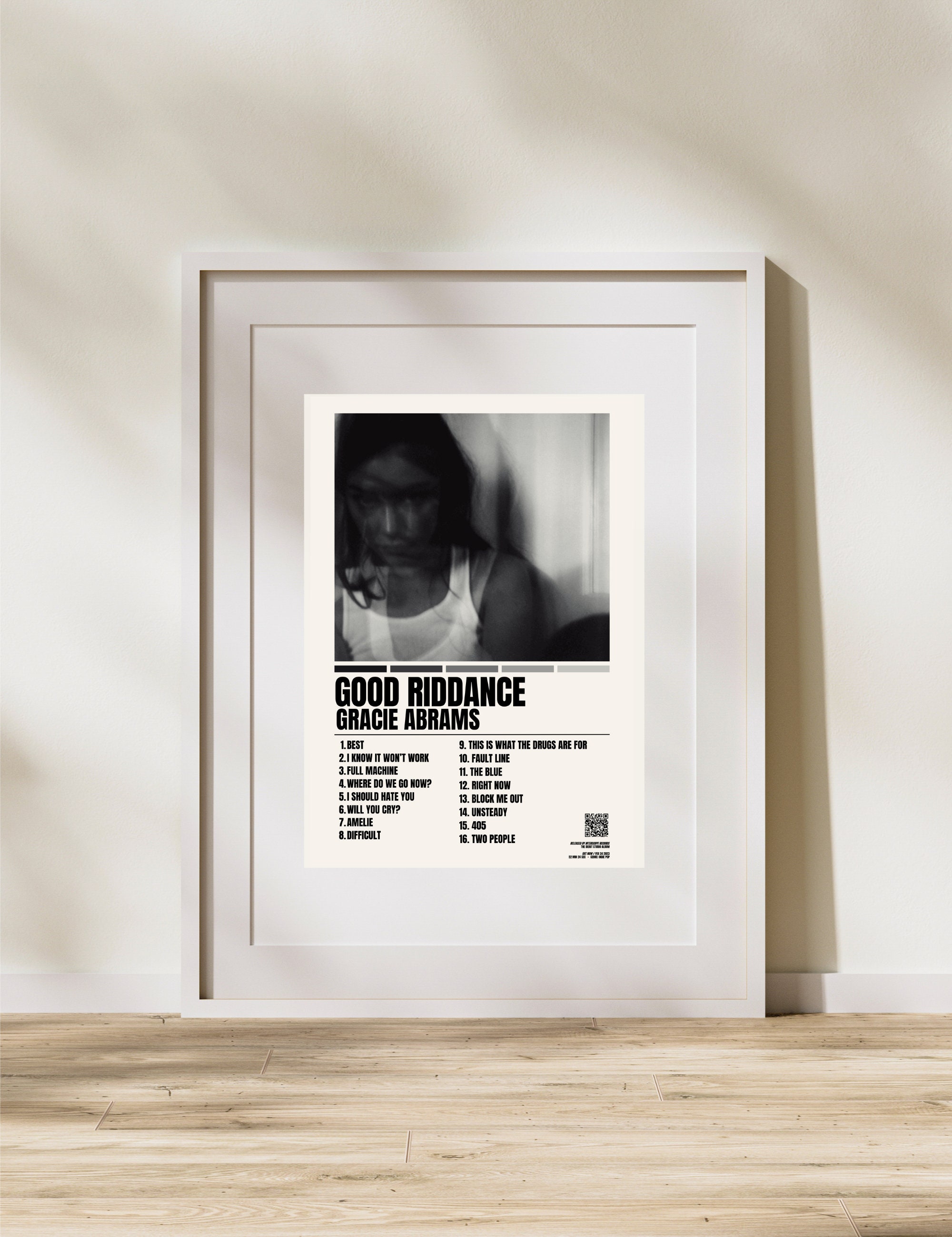 Gracie Abrams Good Riddance Album Poster, Gracie Abrams, | Gracie Abrams Poster | Music Gift | Music Wall Decor, Available in 7 Sizes