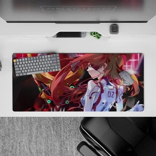Evangelion Asuka's Last Stand Gaming Desk Mat Mouse Pad, Desk Mat,PC Accessories