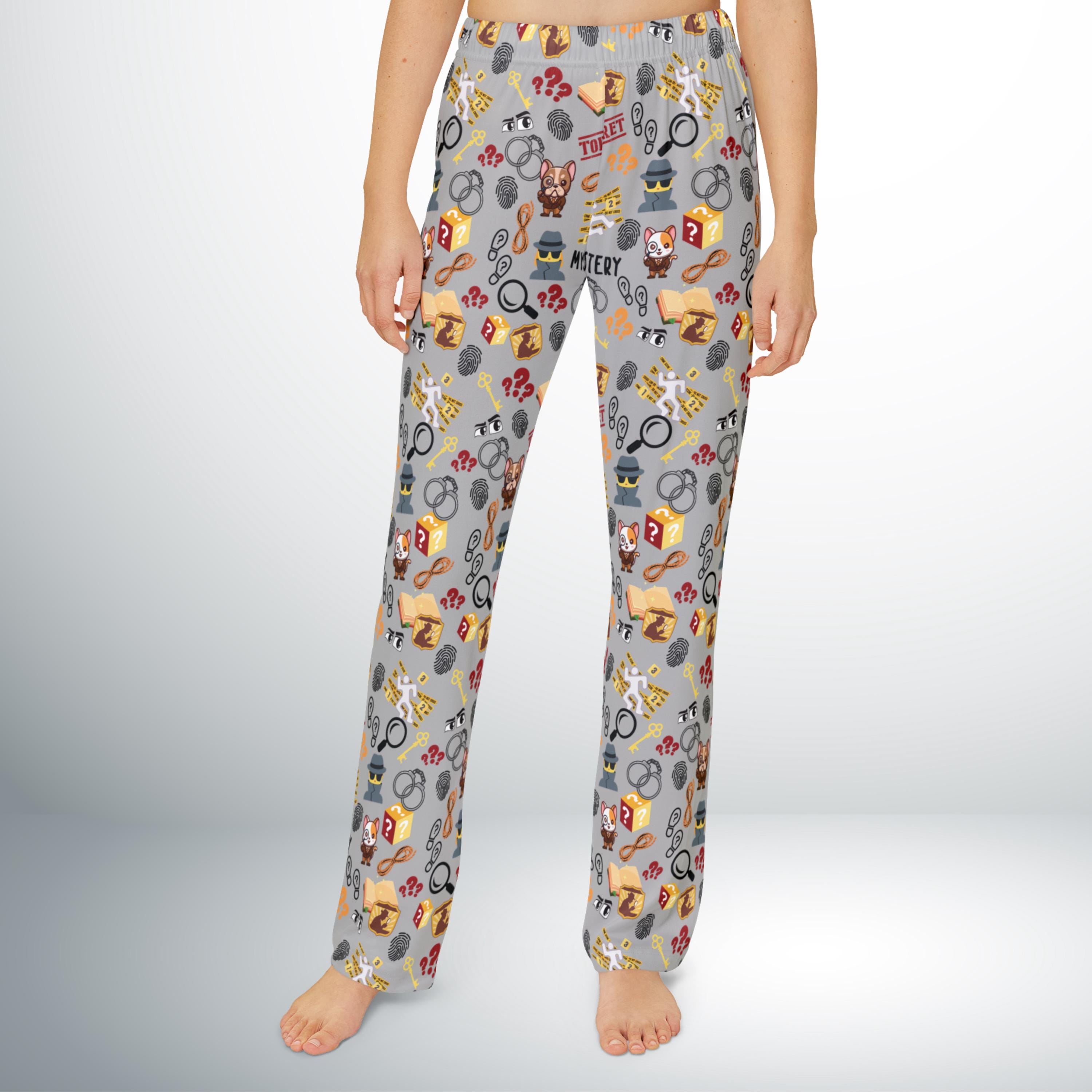 Mystery Book Kids Pants, Cozy Bottoms for Youth, Unisex Lounge Pants, Mystery Book Lover Gift, Kids Lounge Pants
