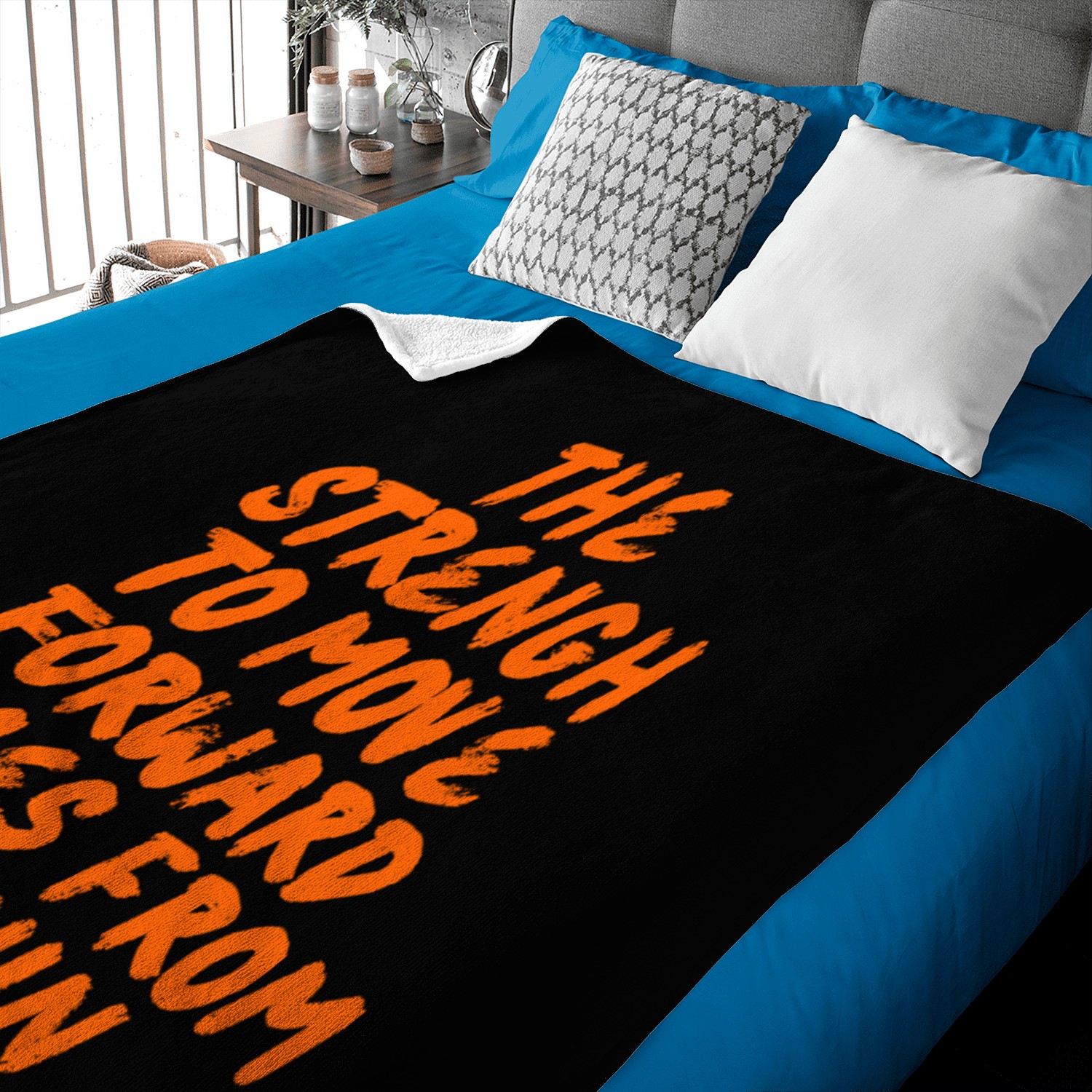 Self Growth Inner Strength Positive Mindset Baby Blankets