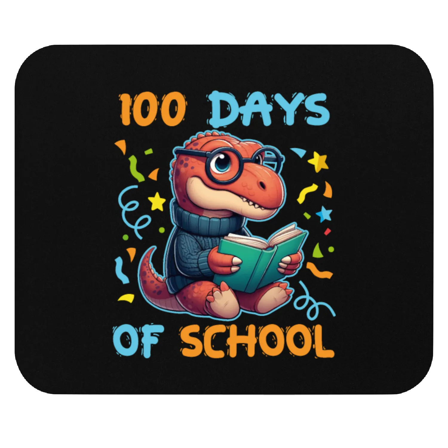 Cute Idea 100 Days Of School For Teachers Students Mouse Pads