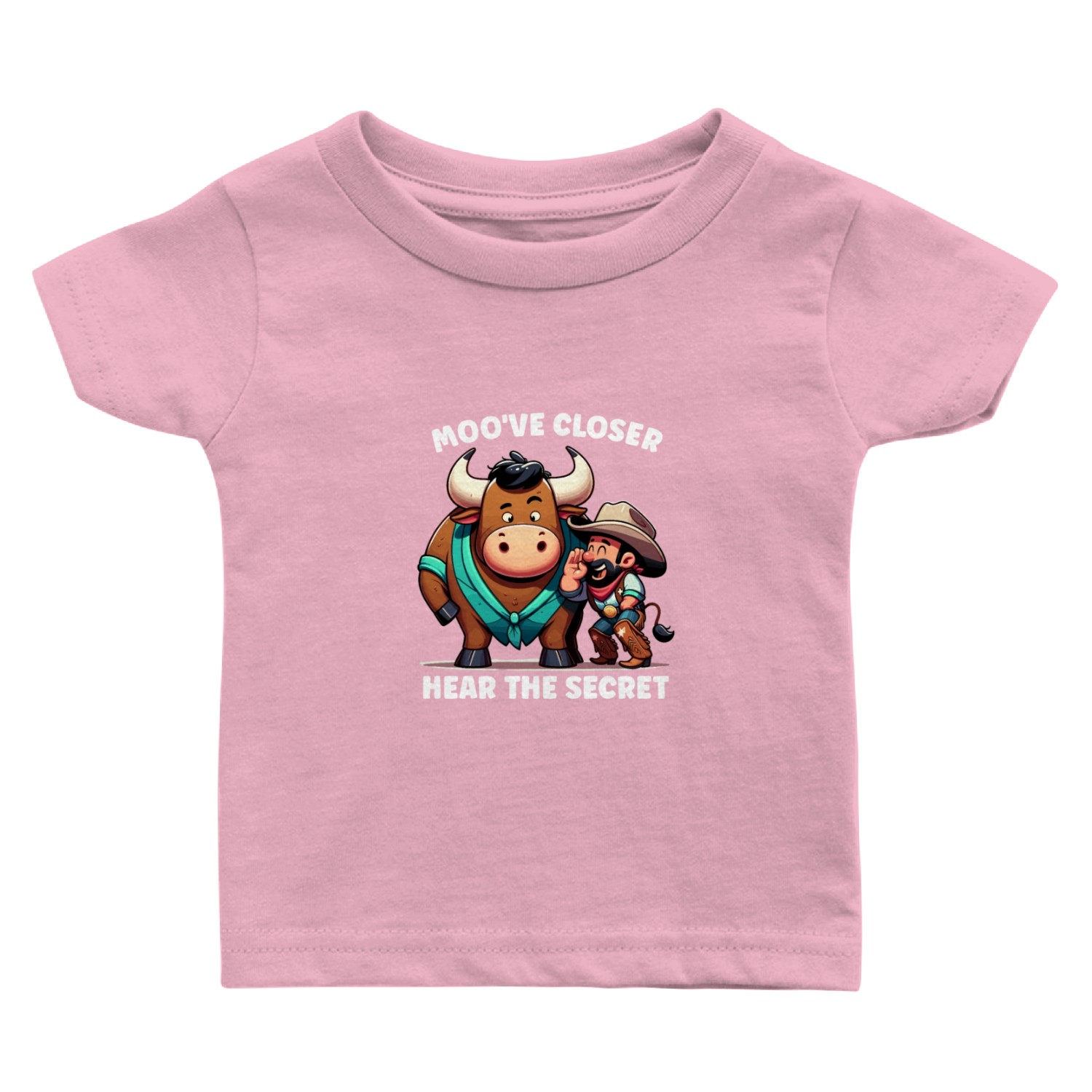 Rodeo Bull Riding Livestock Show Farmer Cattle Baby T Shirts