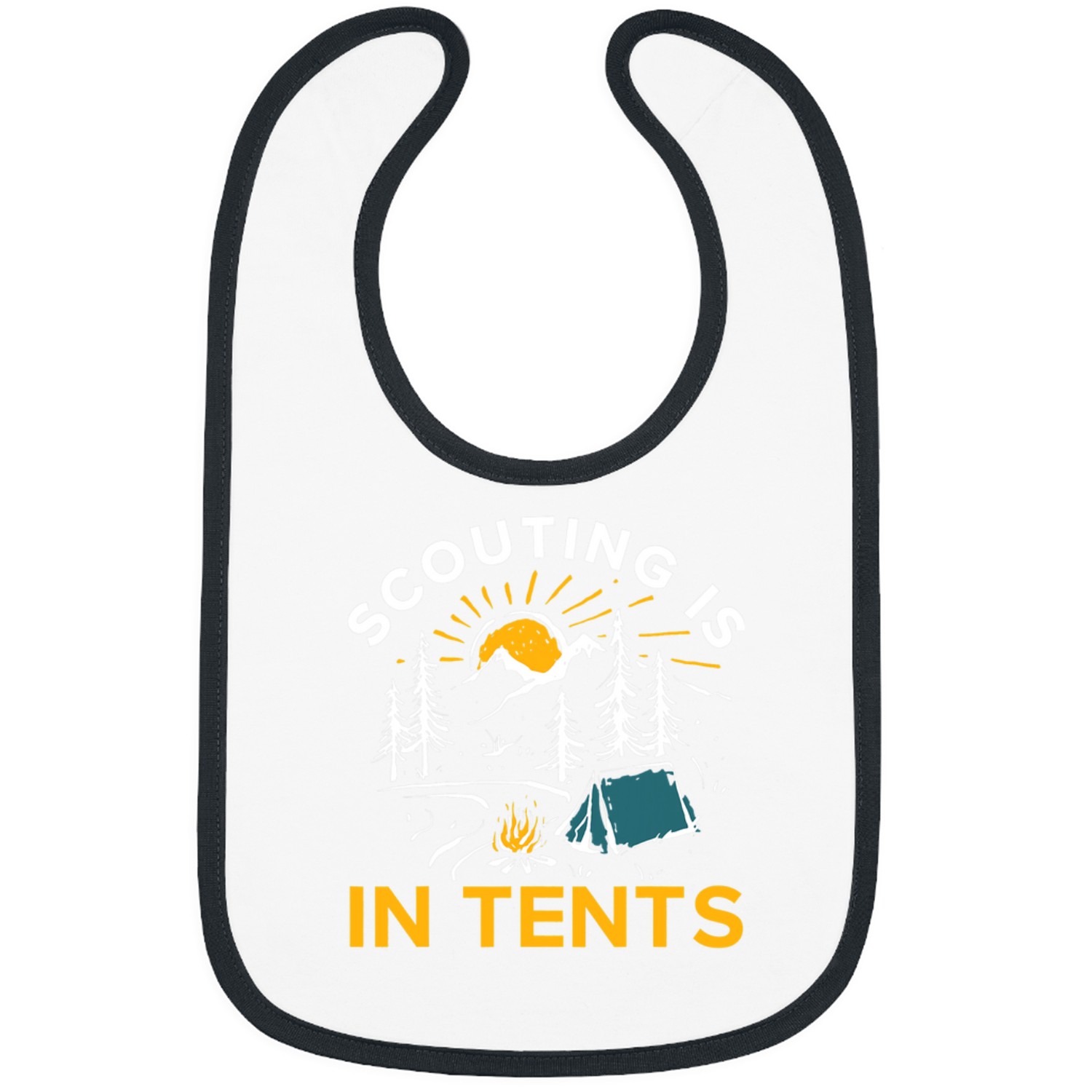 Scout Job Is In Tents Bibs