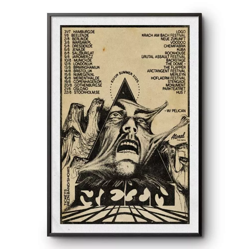 Rezn Summer Tour 2025 Poster
