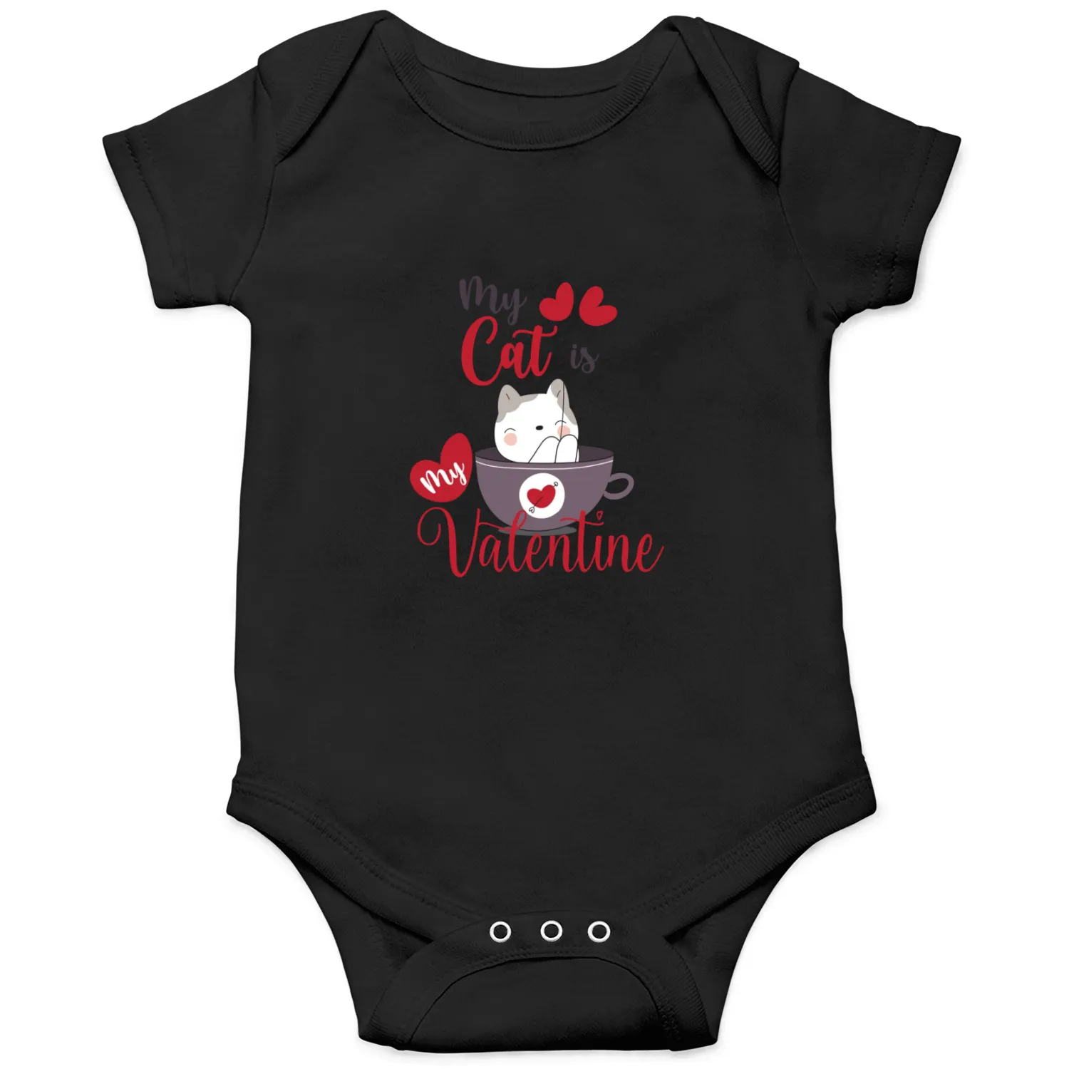 My cat is my Valentine's Day gift geek Onesies