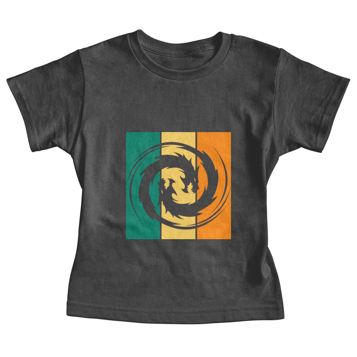 Dragon Ying Yang Baby Tees
