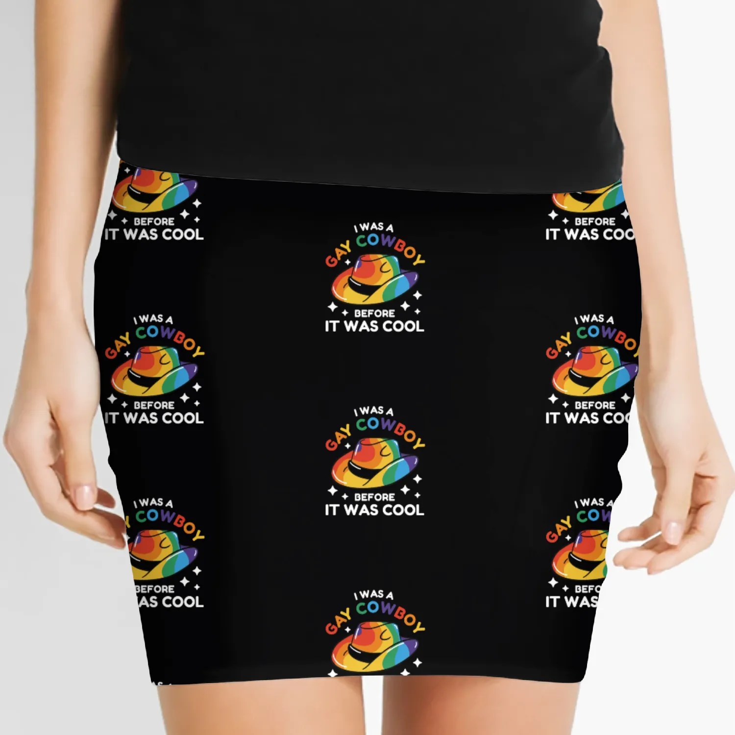 Cowboy Barn Bull Rider Rodeo Country Western Movie Women's Mini Skirts