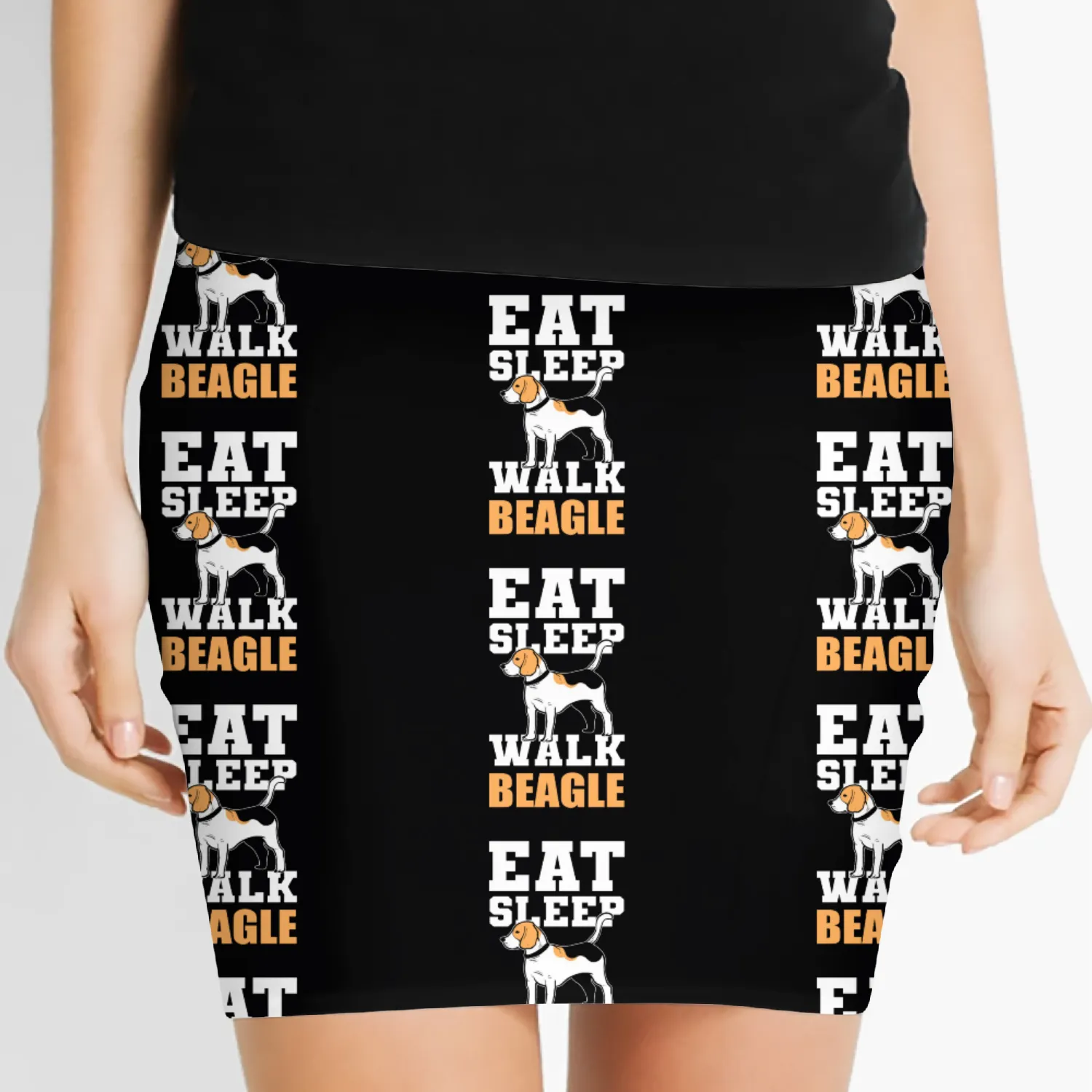 Eat Sleep Walk Dog Walkers Gift Women's Mini Skirts