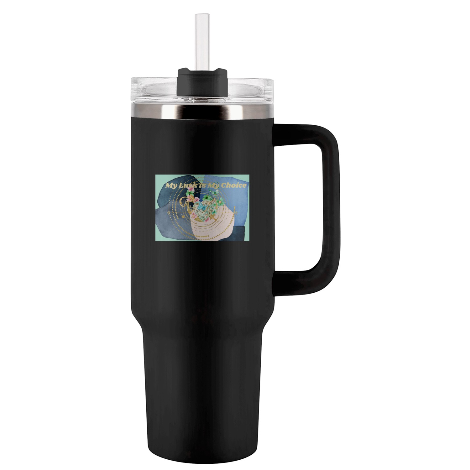 my luck Tumblers 40 Oz With Handle