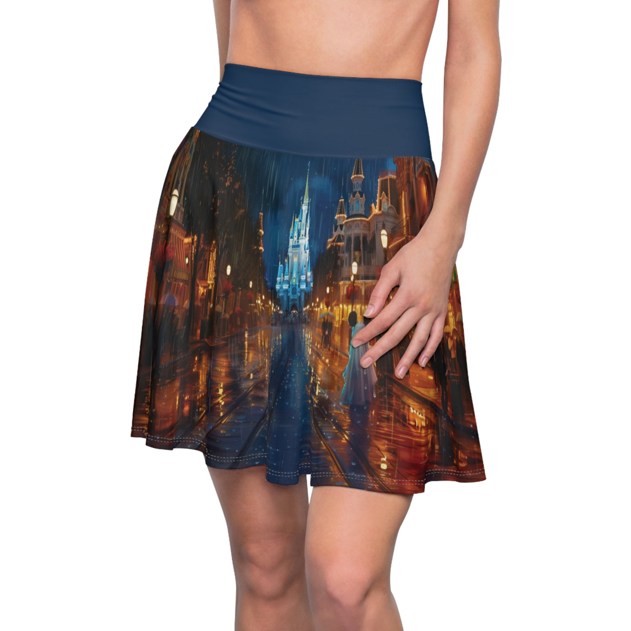 Is This Heaven? Women's Skirt | Halloween Skater Skirt | Cosplay Costume | Halloween Gift For Women