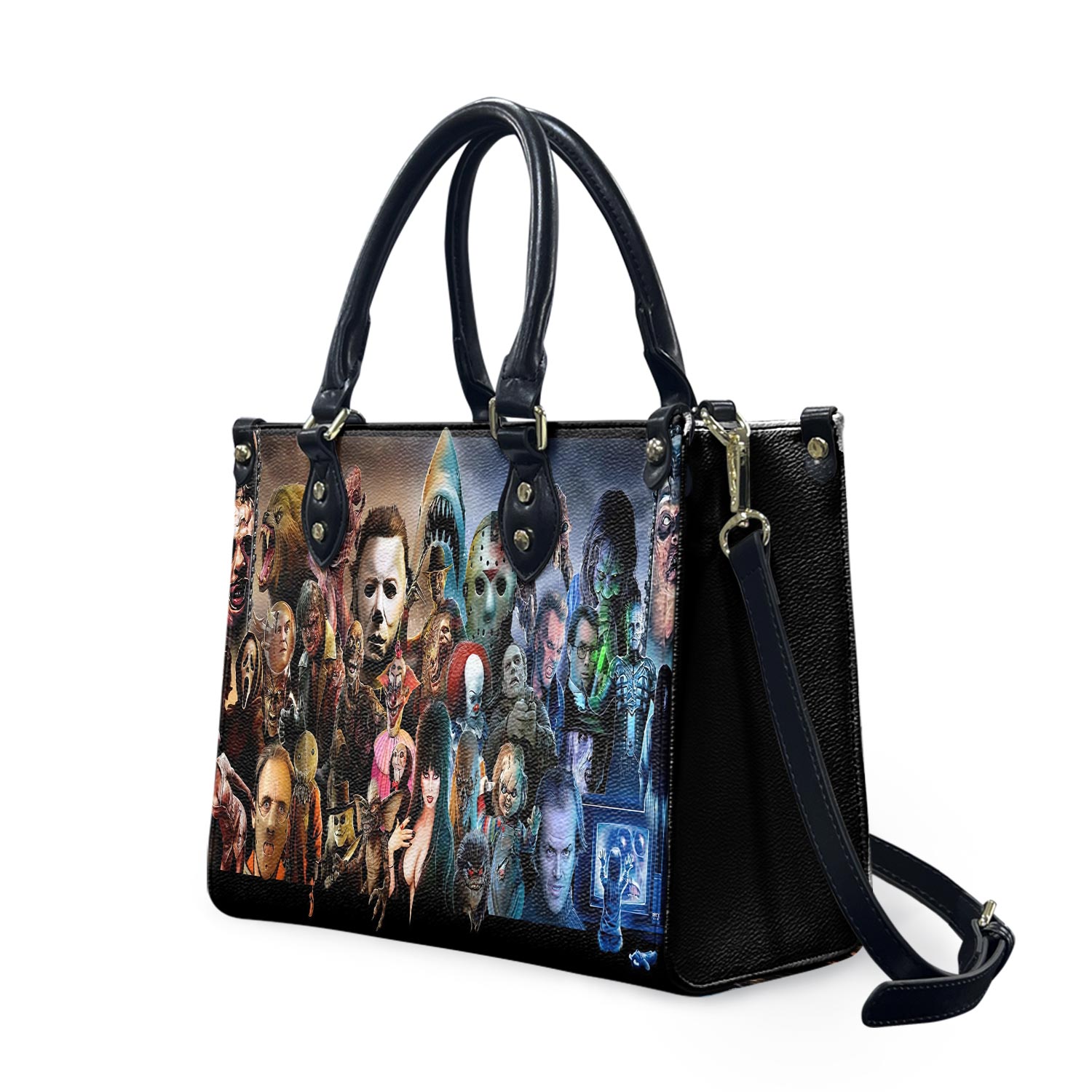 Horror Movie Characters Leather Handbag