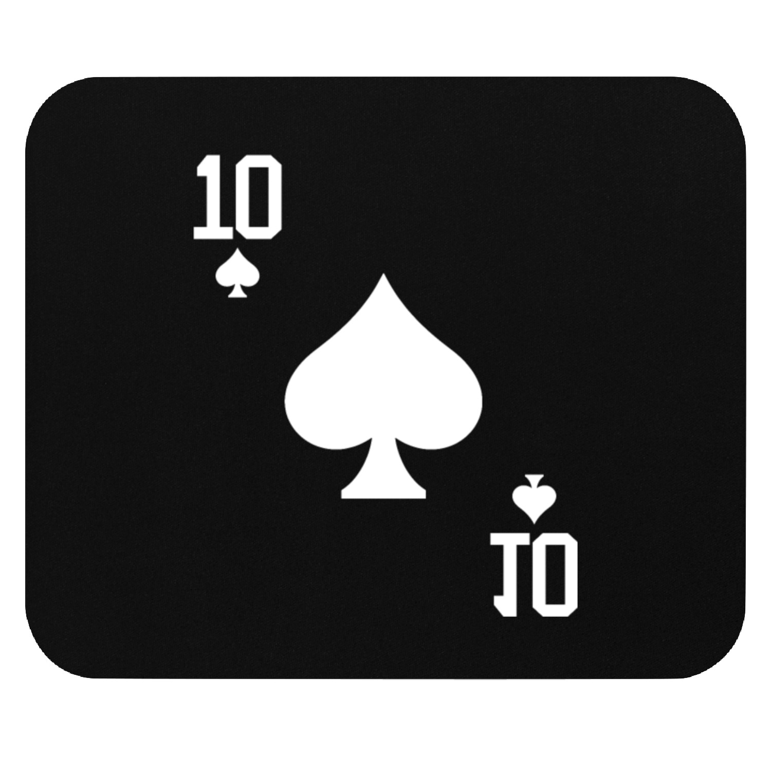 Poker Spades 10 Mouse Pads