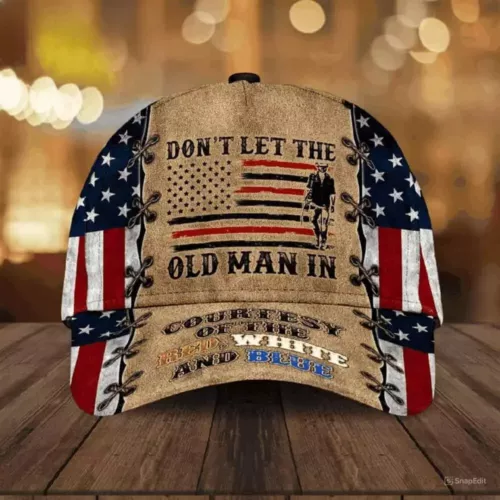 Toby Keith Don’t Let The Old Man Courtesy Of The Red White And Blue 3D Cap