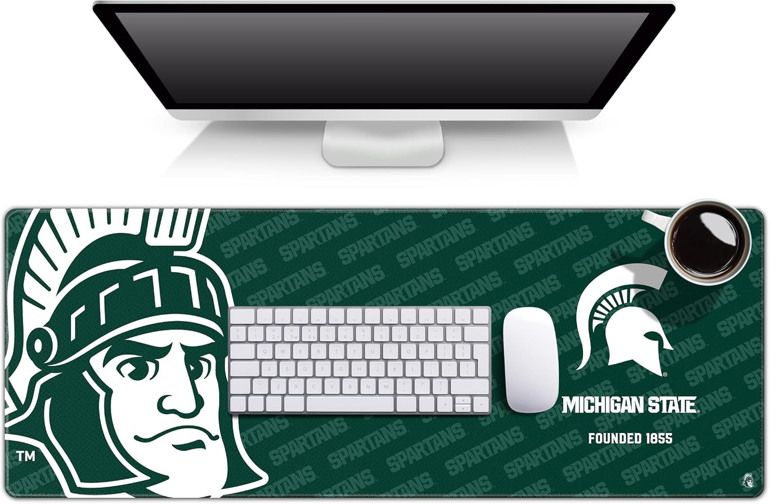 NCAA Michigan State Spartans Logo Desk Mat