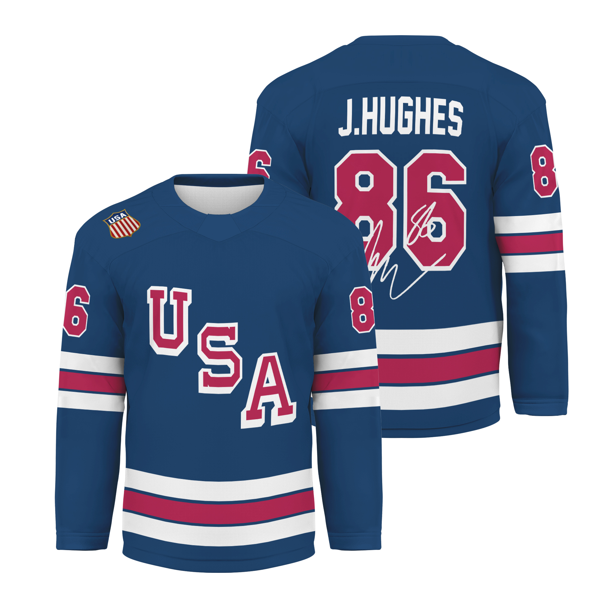 Jack Hughes USA Hockey Jersey