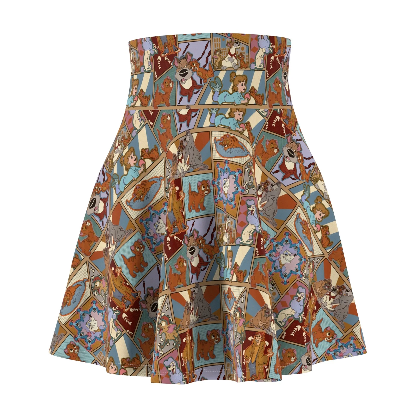 Oliver in Company Women's Skater Skirt, Gift for Her