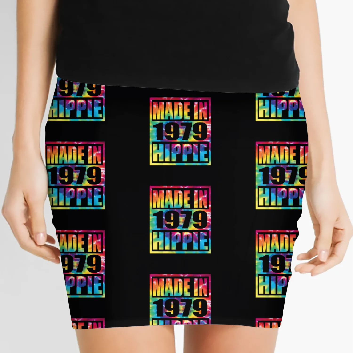 Hippie Birthday 1979 Women's Mini Skirts